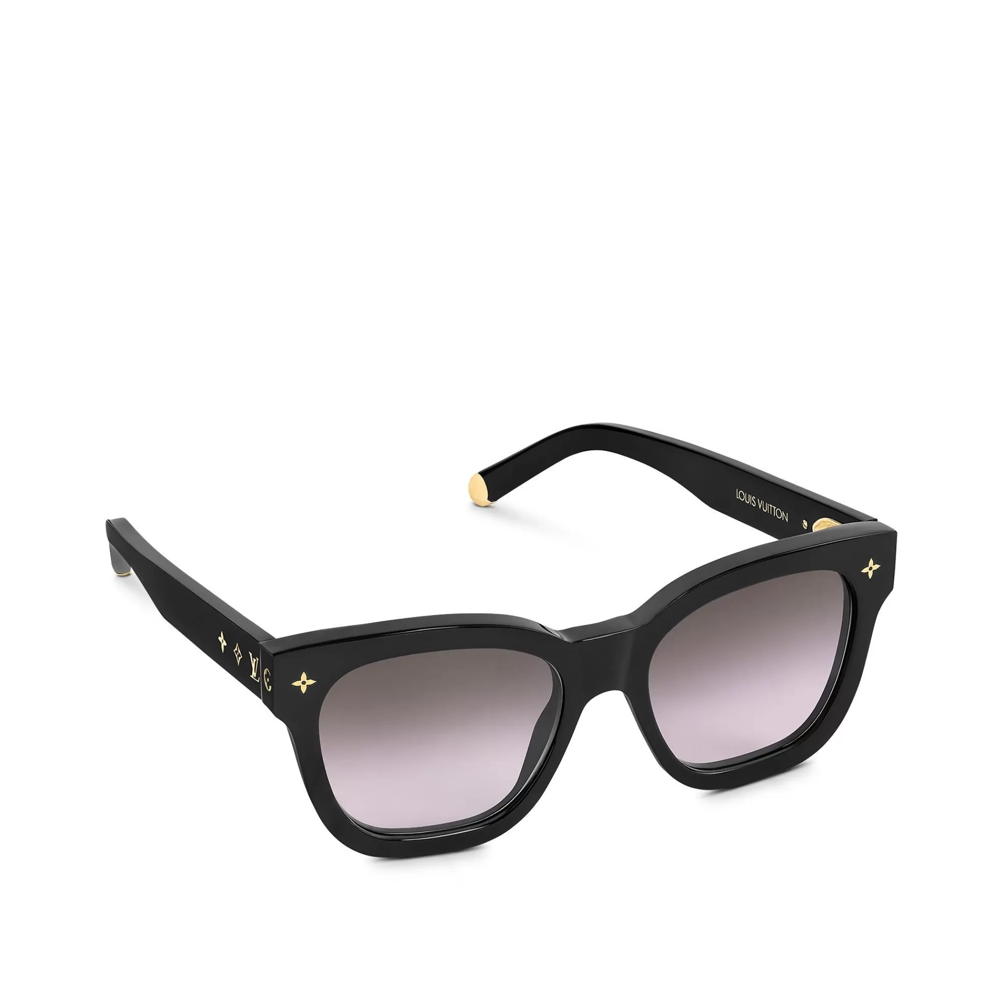 Cheap Louis Vuitton My Monogram Square Sunglasses Black