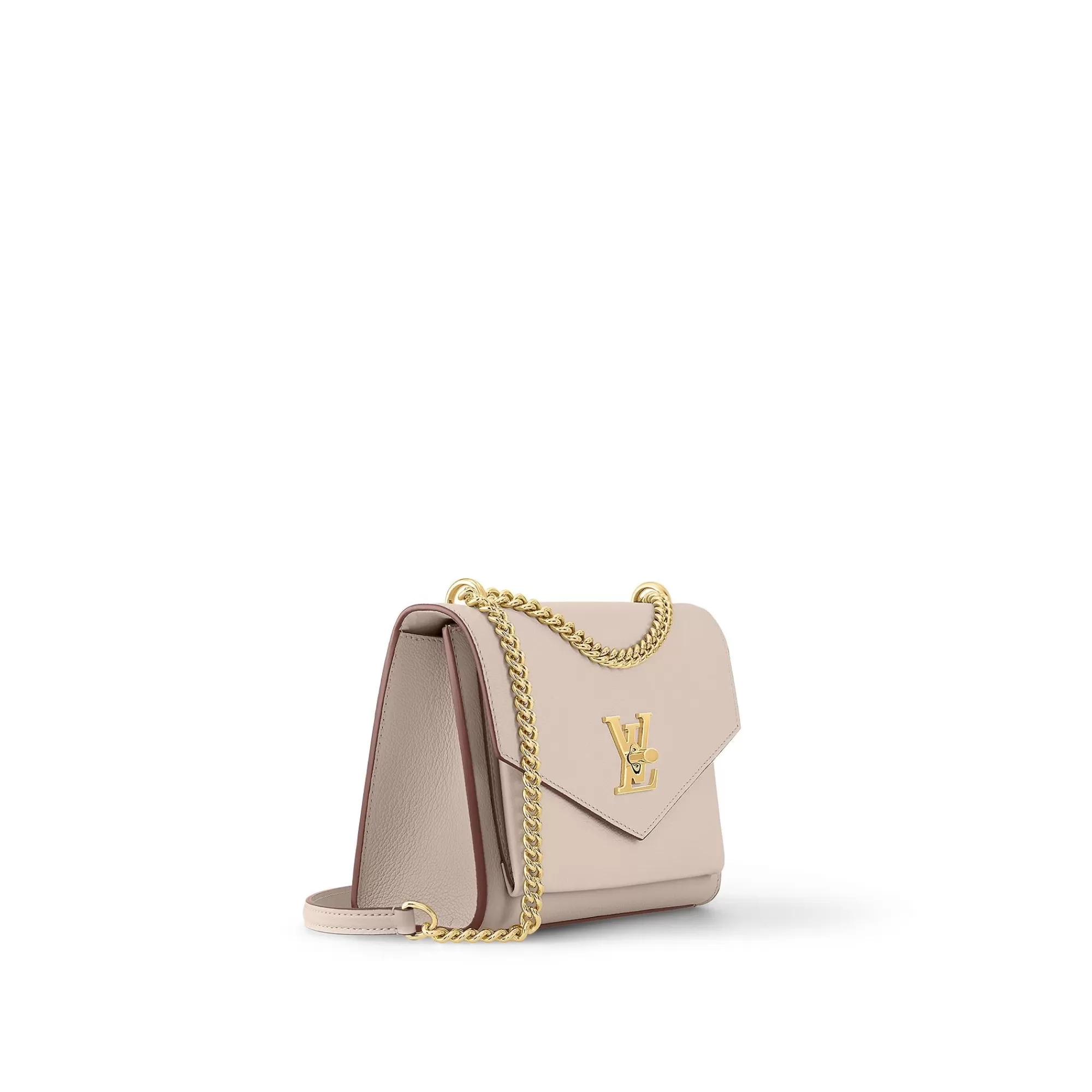 New Louis Vuitton Mylockme Chain Bag Greige