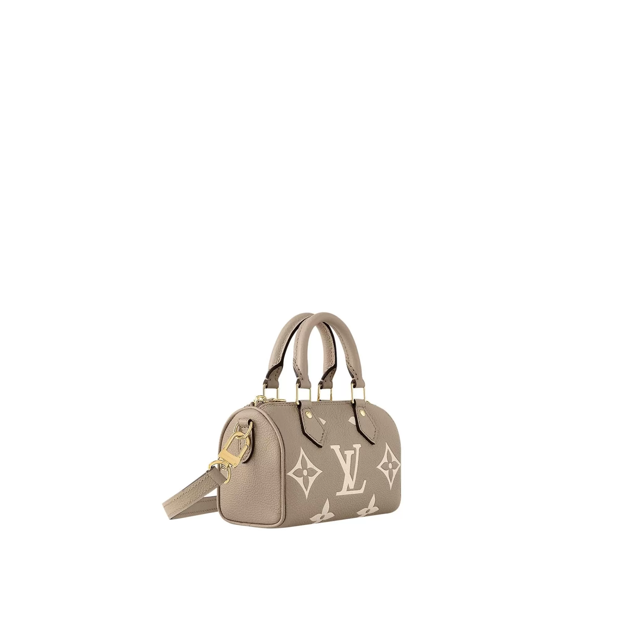 Cheap Louis Vuitton Nano Speedy Dove/Cream