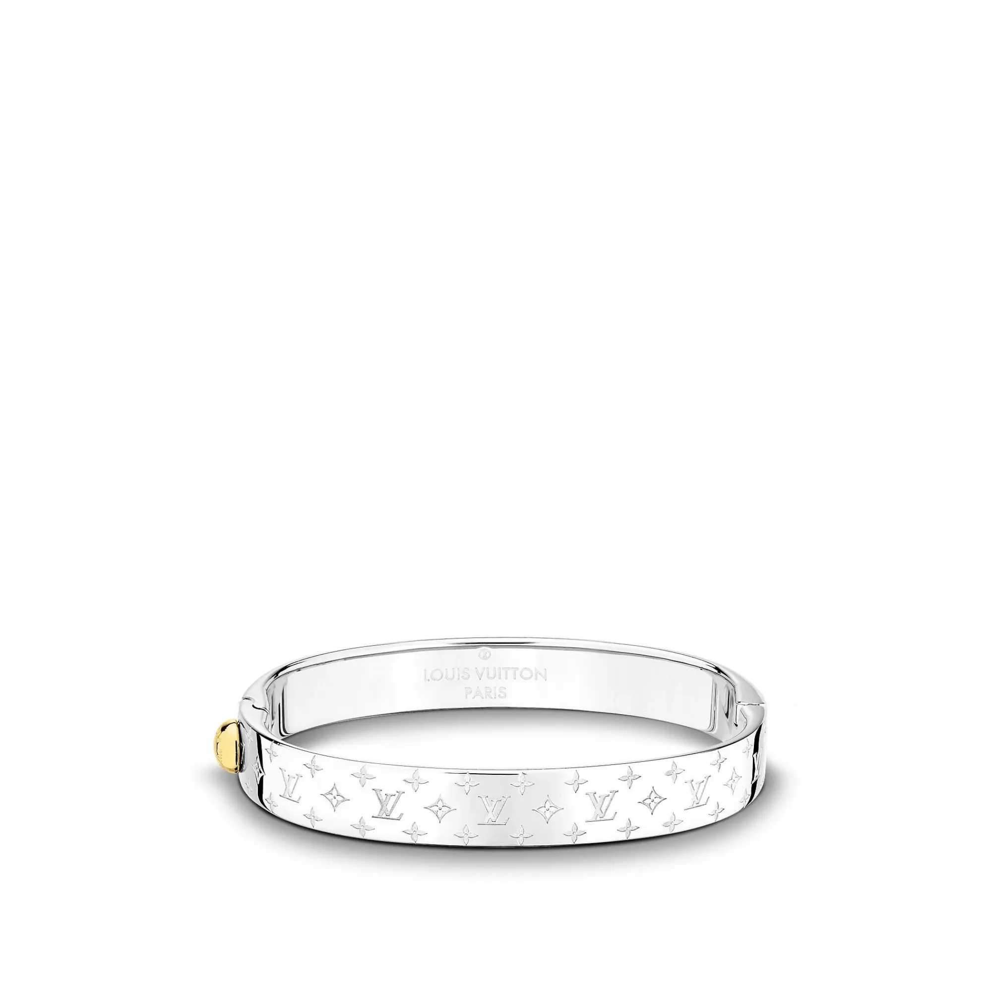 Cheap Louis Vuitton Nanogram Cuff Palladium