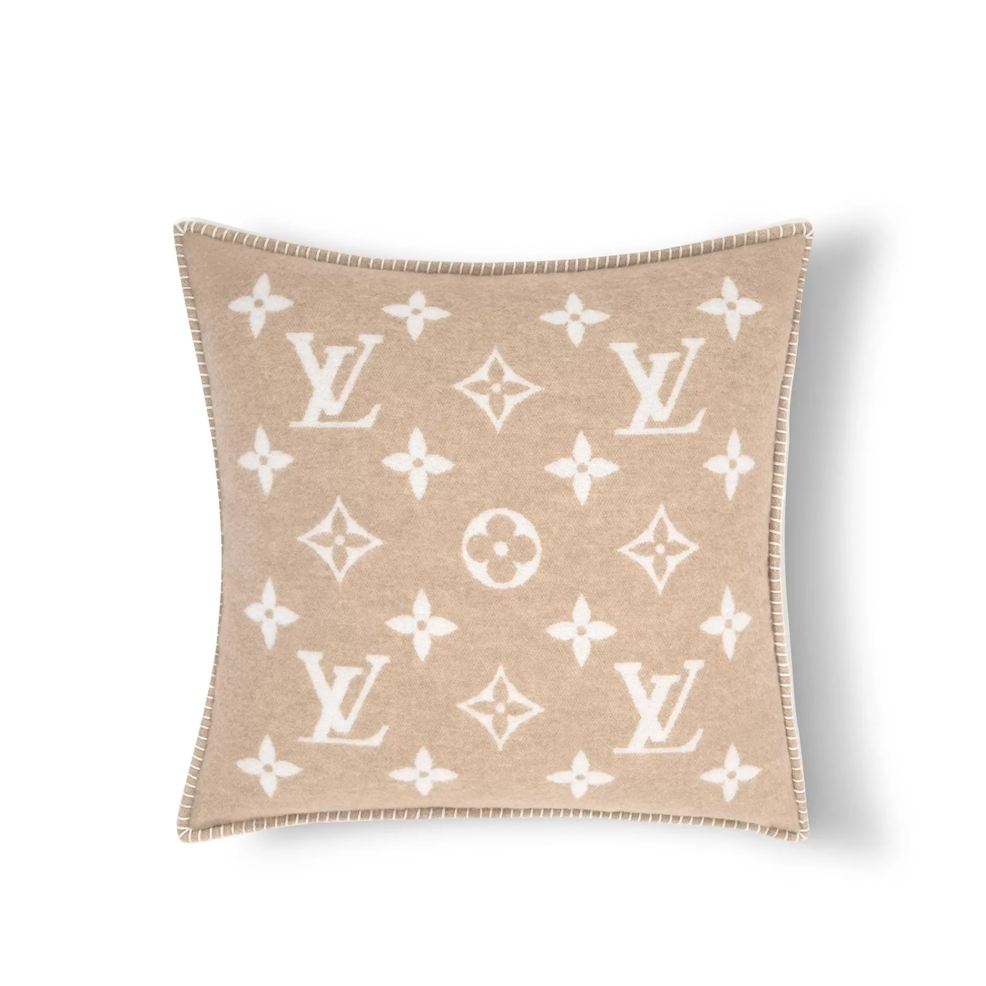 Shop Louis Vuitton Neo Monogram Cushion Beige
