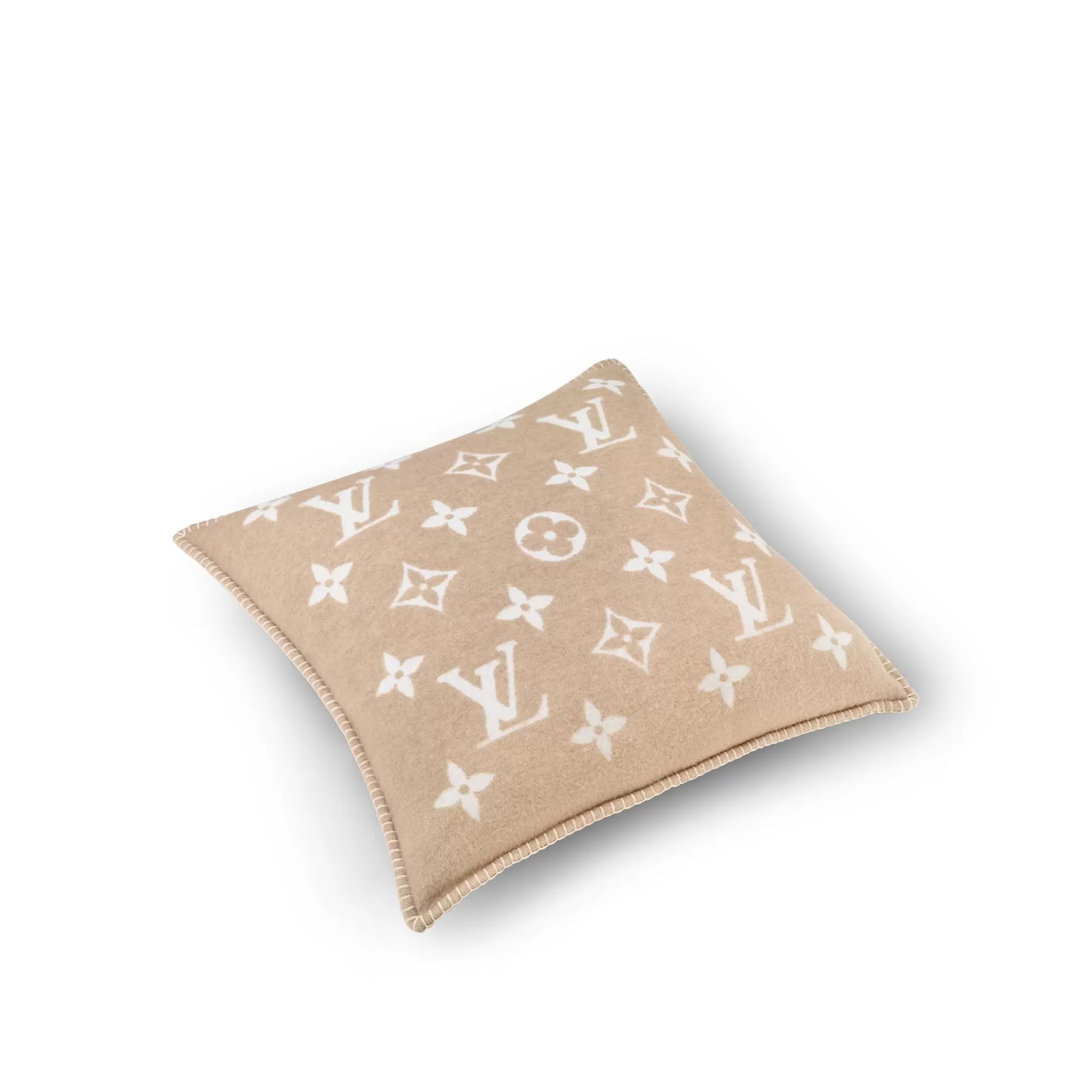 Shop Louis Vuitton Neo Monogram Cushion Beige