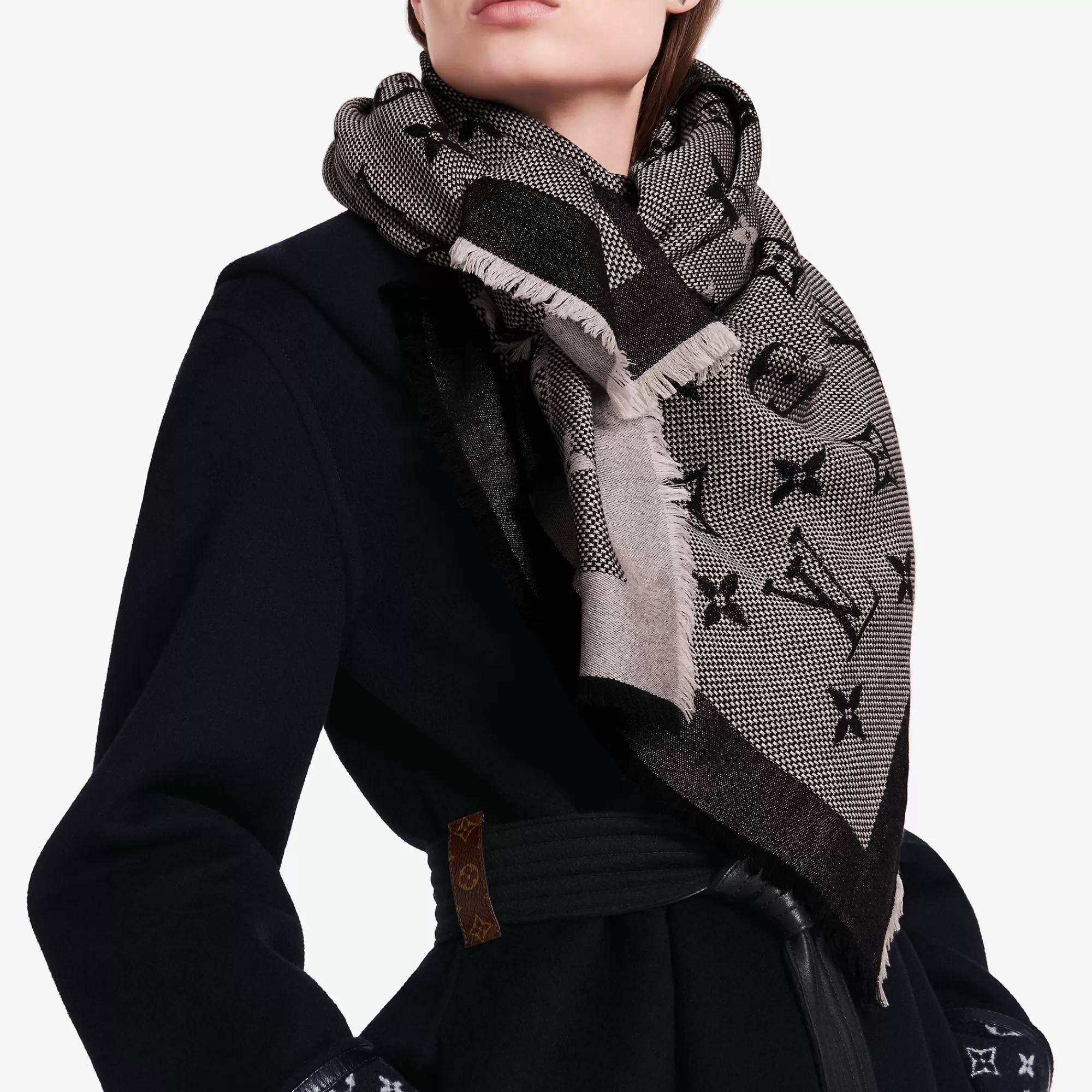 Flash Sale Louis Vuitton Neo Natte Monogram Shawl