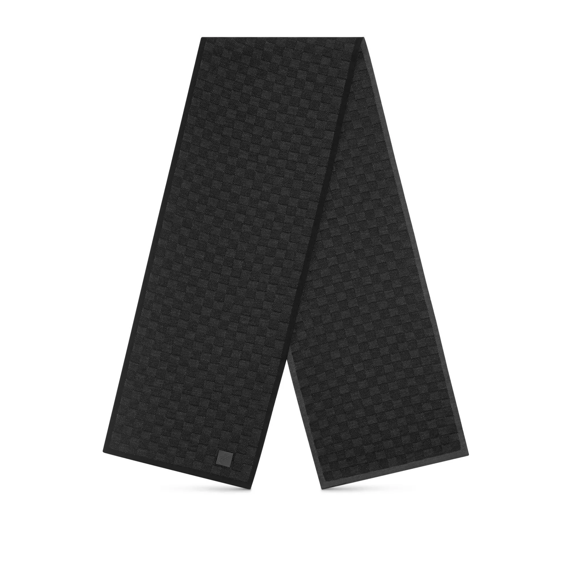Shop Louis Vuitton Neo Petit Damier Scarf Anthracite