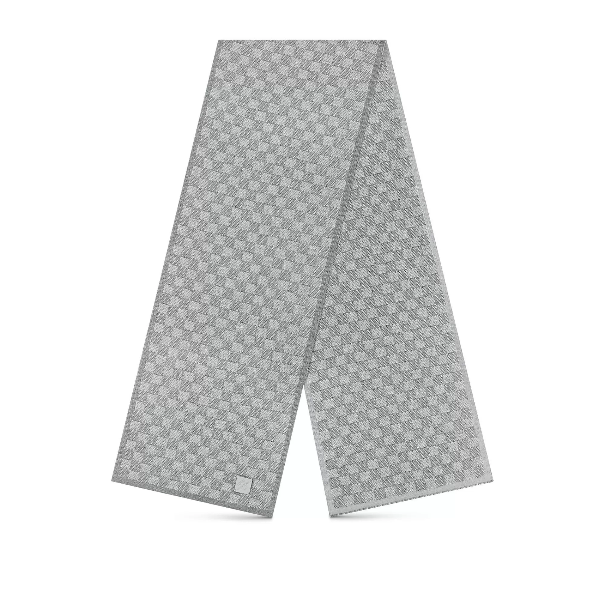 Shop Louis Vuitton Neo Petit Damier Scarf Light Grey