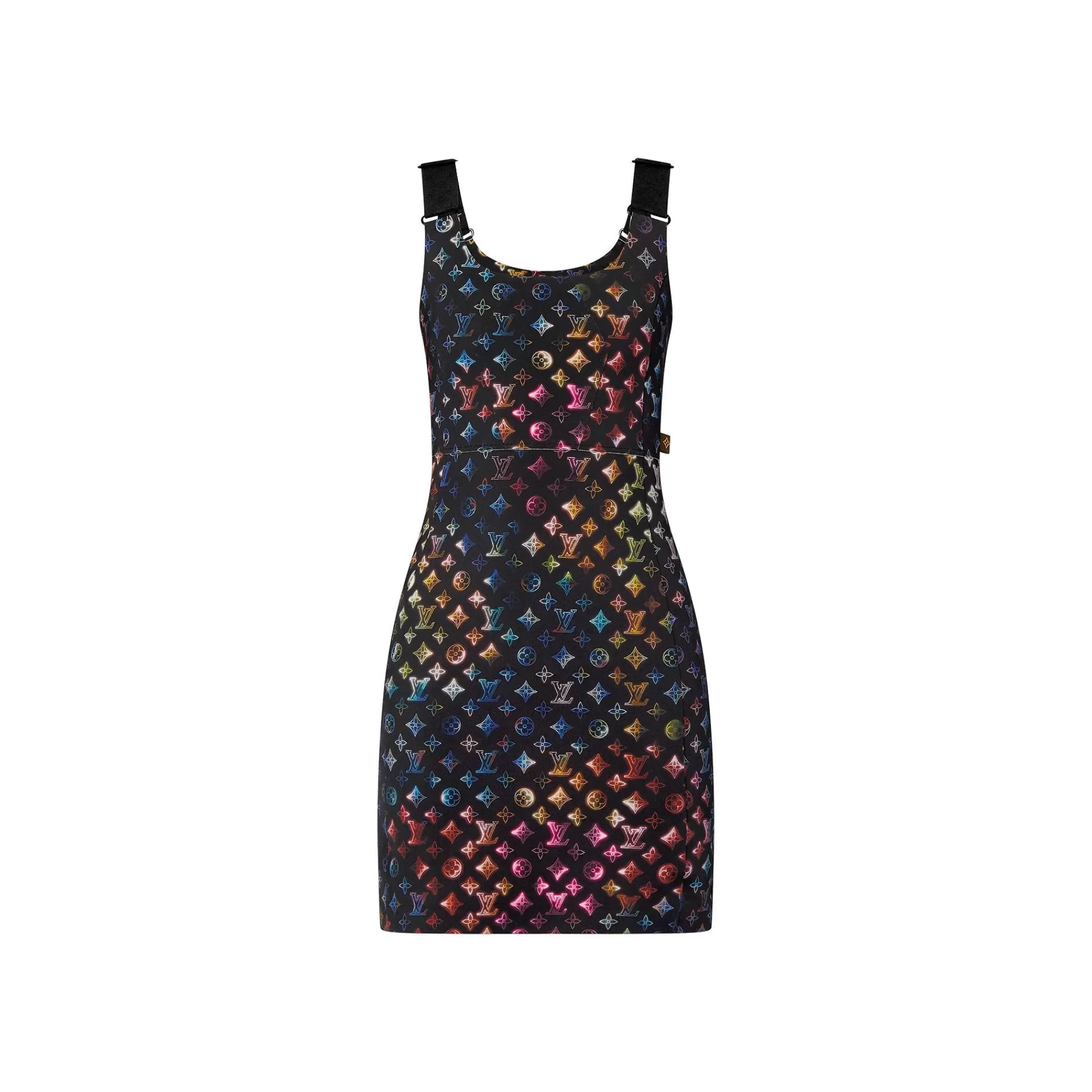 Online Louis Vuitton Neon Mahina Monogram Fitted Dress