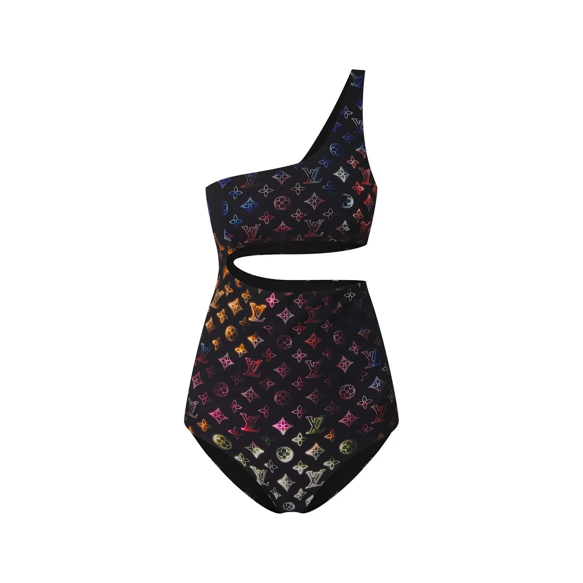 Fashion Louis Vuitton Neon Mahina Monogram One-Piece Swimsuit