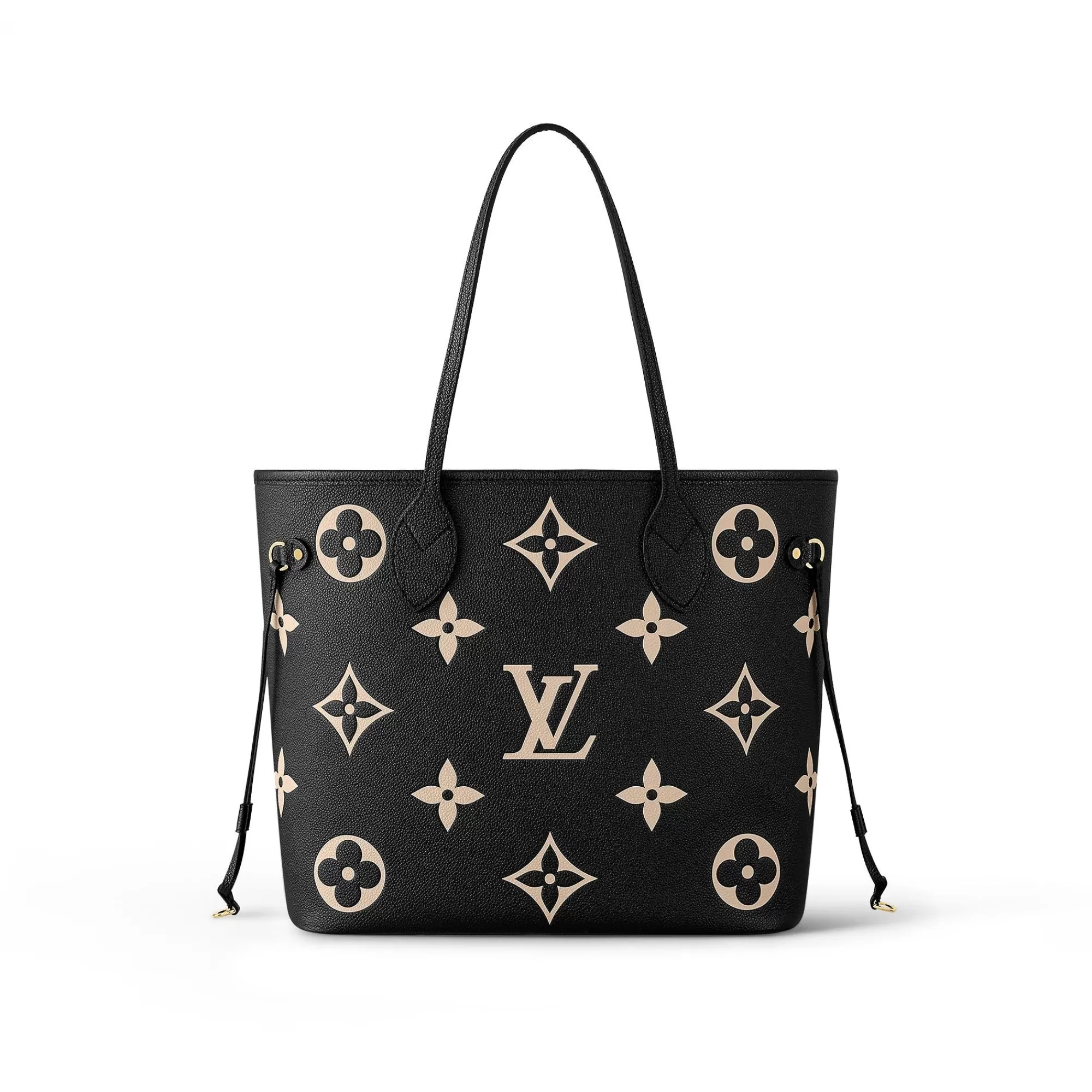 Sale Louis Vuitton Neverfull Mm Black/Beige
