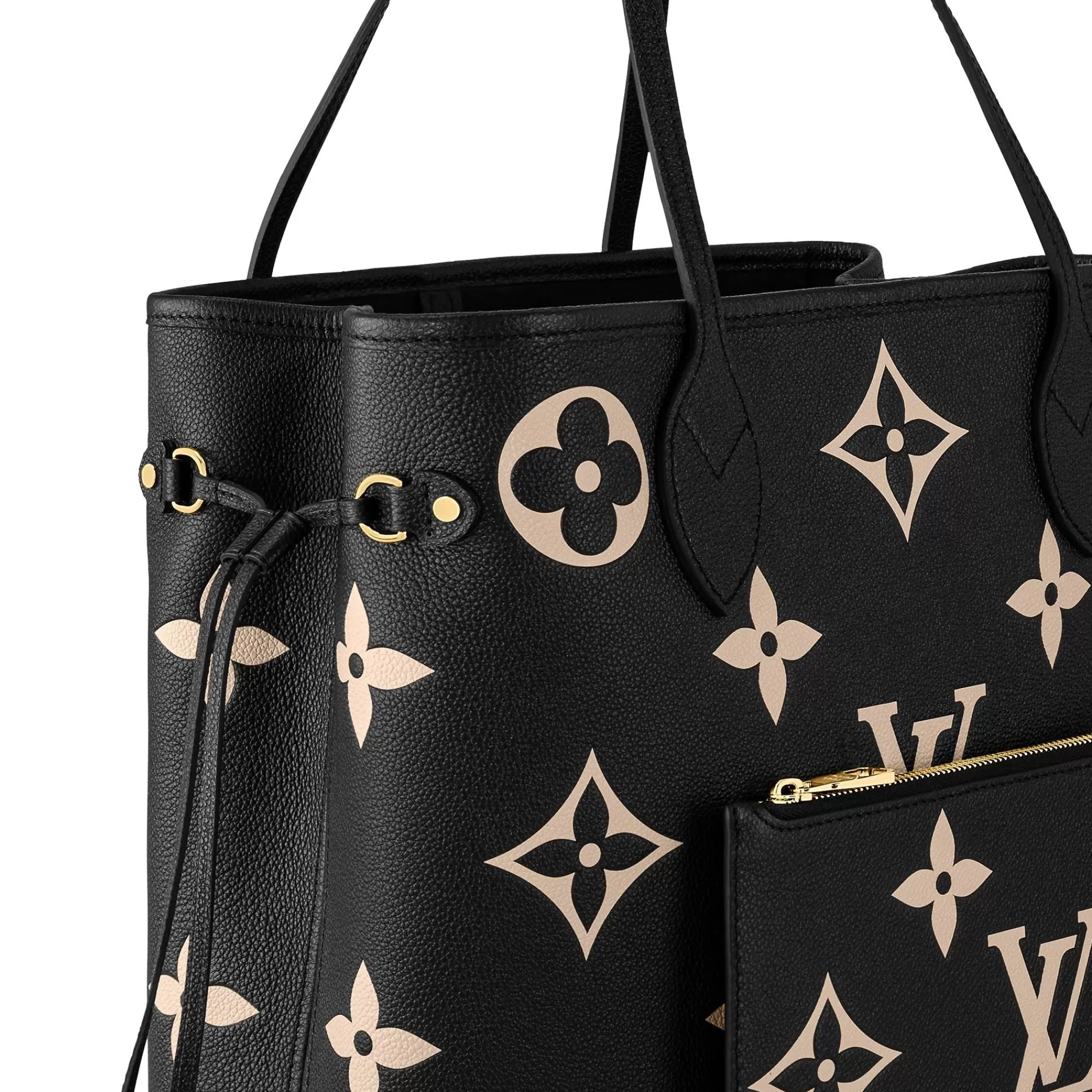 Sale Louis Vuitton Neverfull Mm Black/Beige