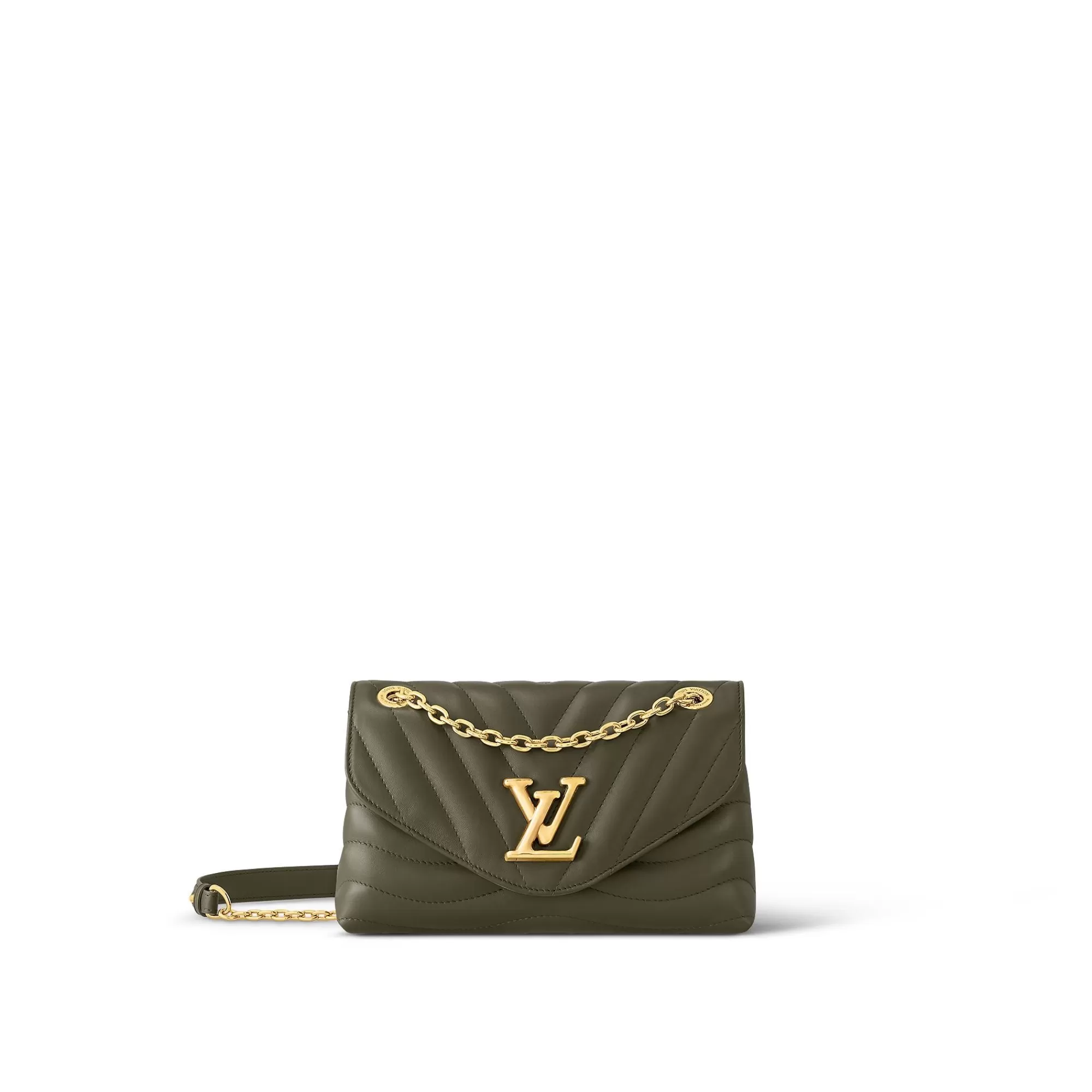 Clearance Louis Vuitton New Wave Chain Bag Mm Khaki