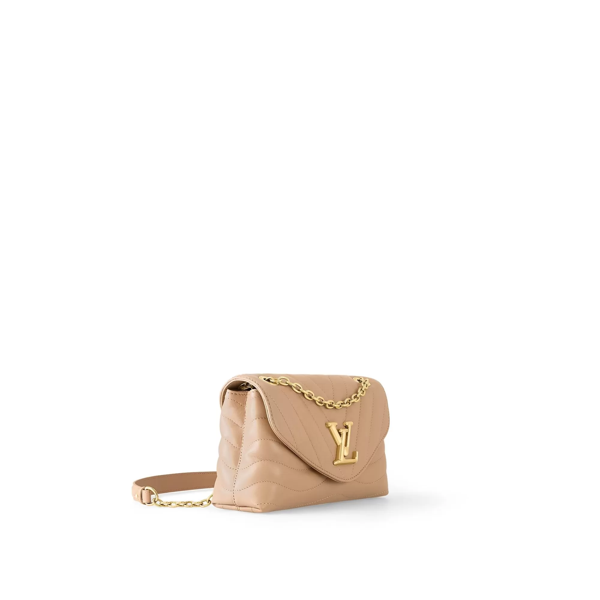 Shop Louis Vuitton New Wave Chain Bag Mm Noisette