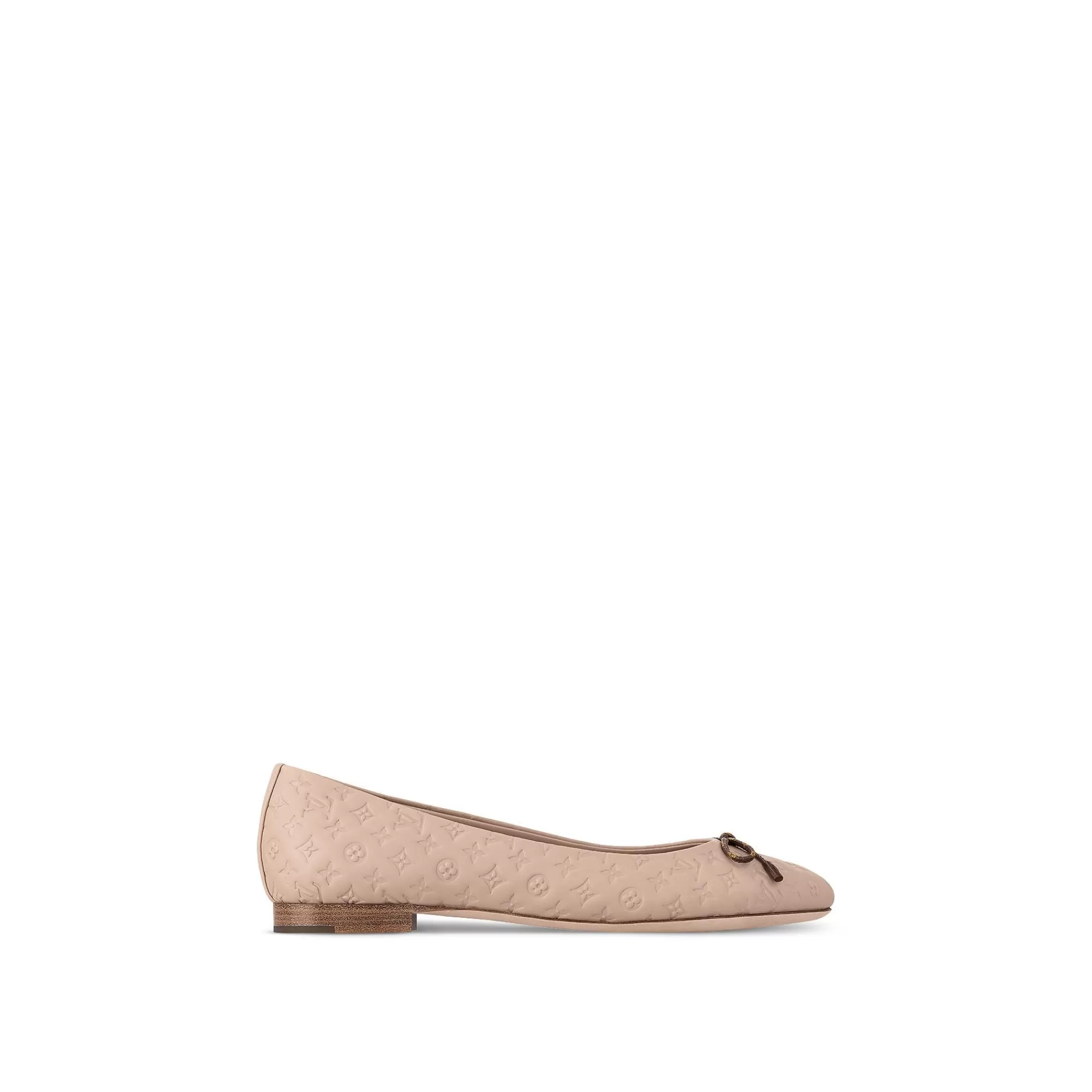 New Louis Vuitton Nina Flat Ballerina Nude