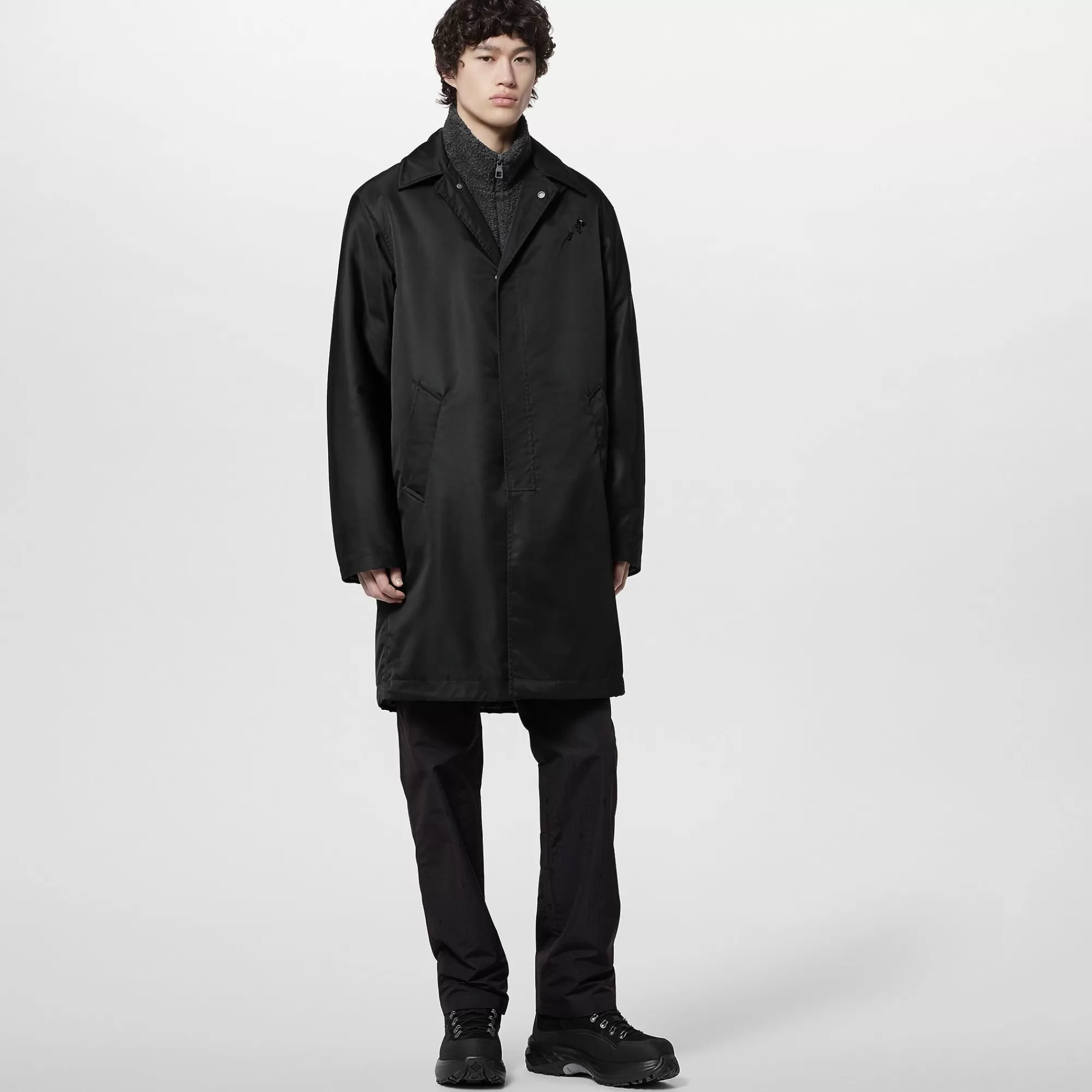 Best Louis Vuitton Nylon Hooded Raincoat