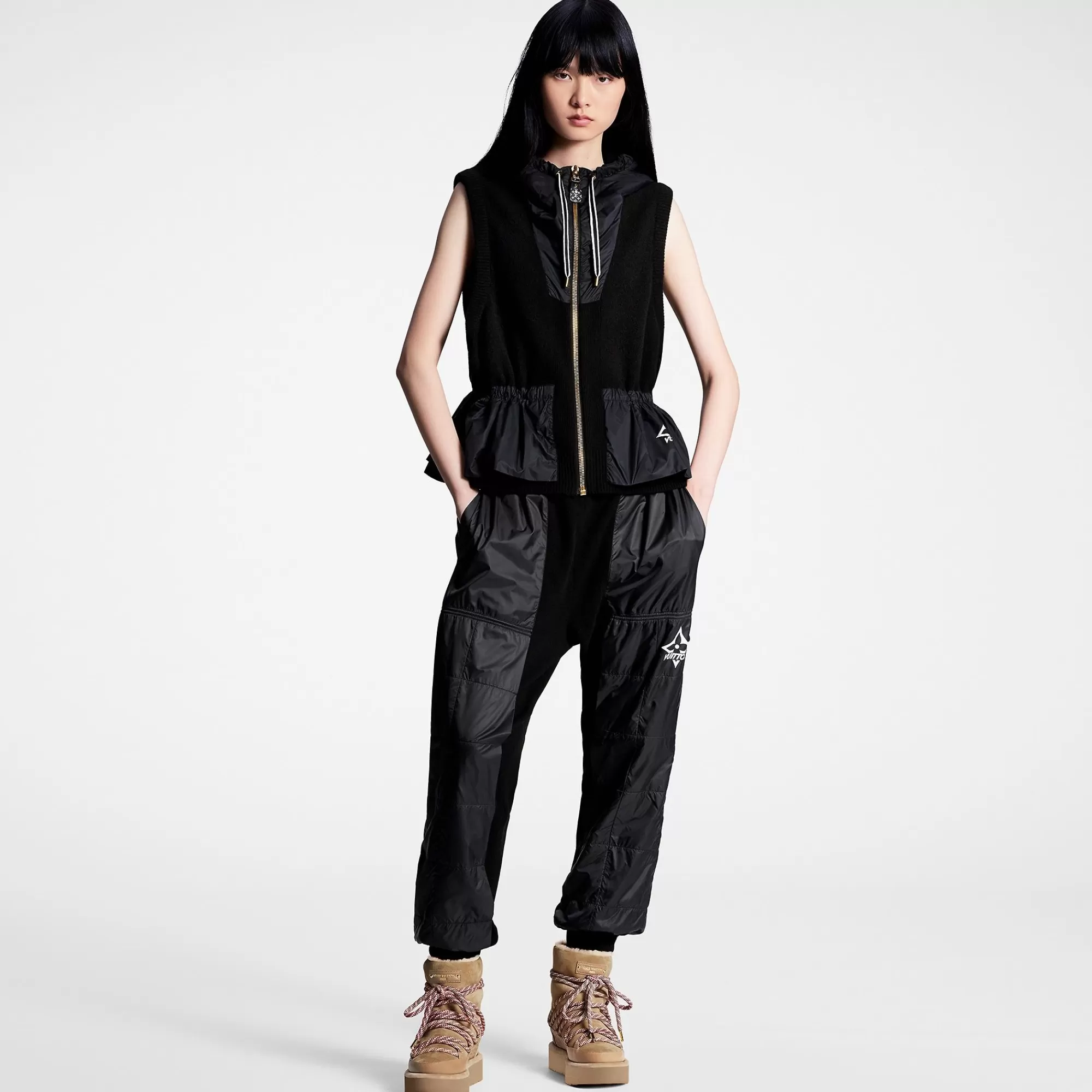 Cheap Louis Vuitton Nylon Insert Jogging Pants