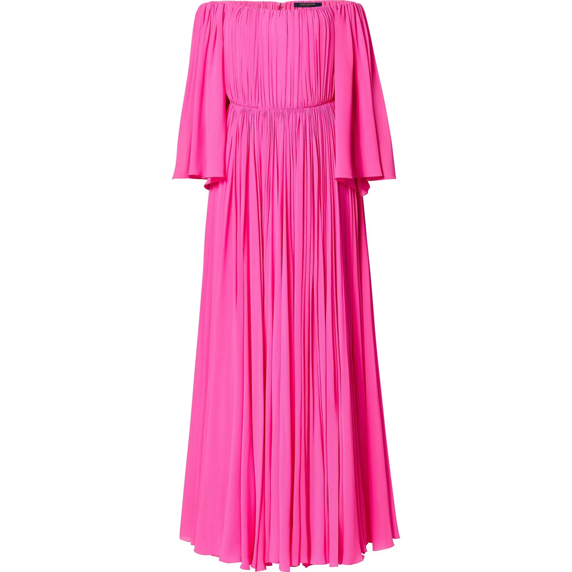 Discount Louis Vuitton Off-The-Shoulder Flare-Sleeve Gown