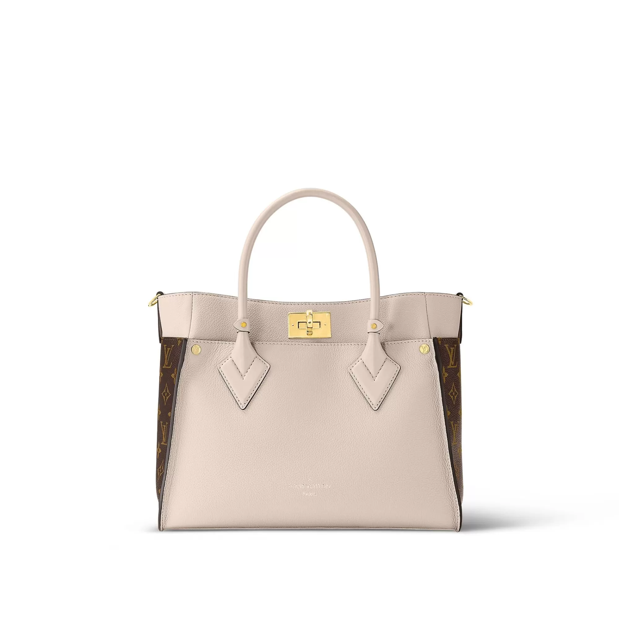 Sale Louis Vuitton On My Side Mm Greige