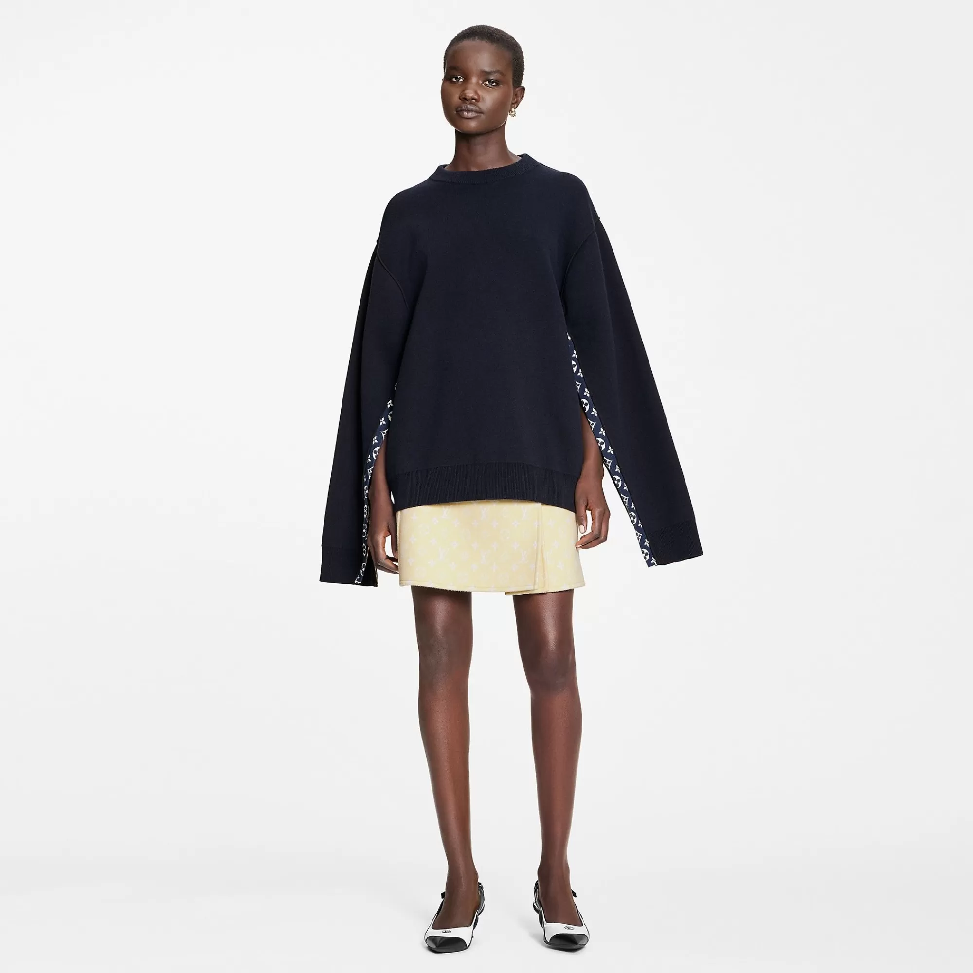 Sale Louis Vuitton Open Sleeve Loungewear Pullover Hard Blue