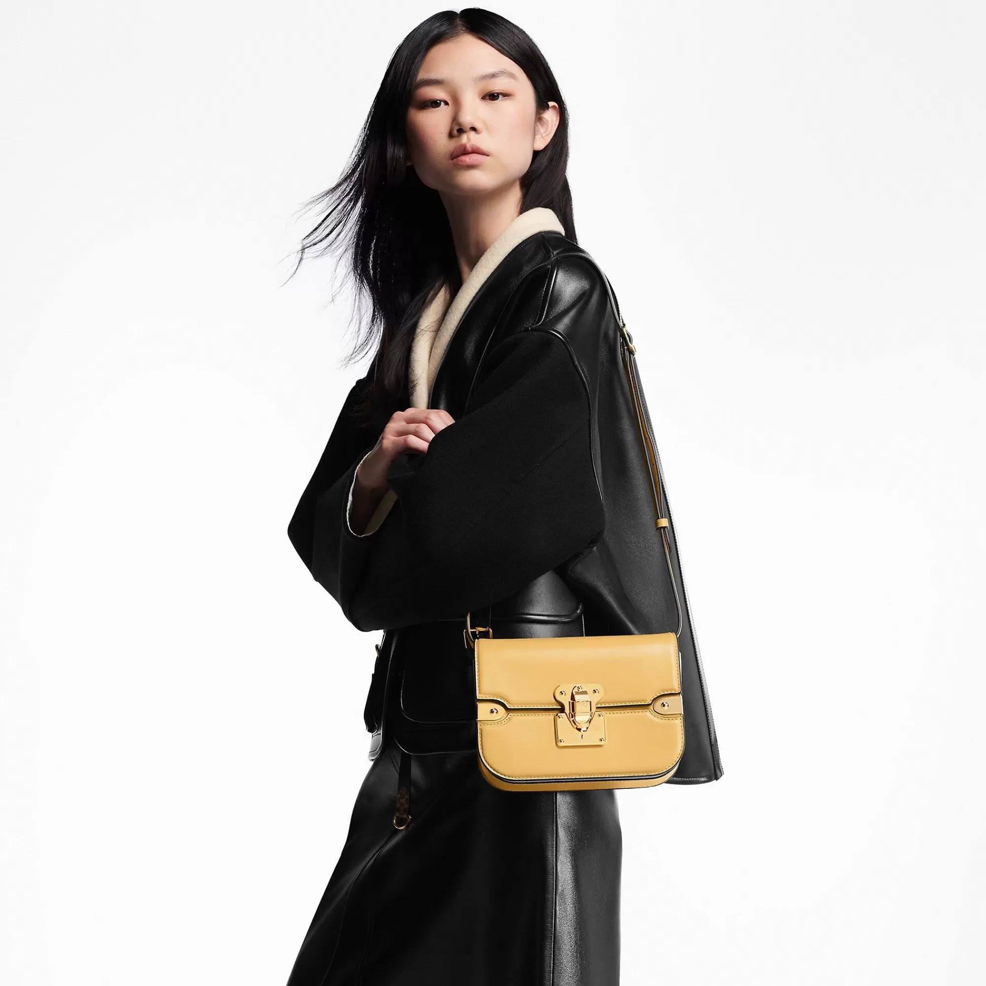 Shop Louis Vuitton Orsay Mm Yellow