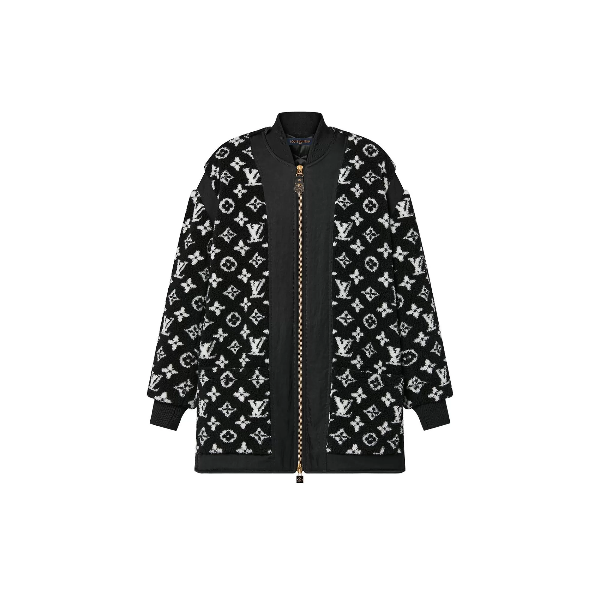 Shop Louis Vuitton Oversized Monogram Teddy Bomber Jacket