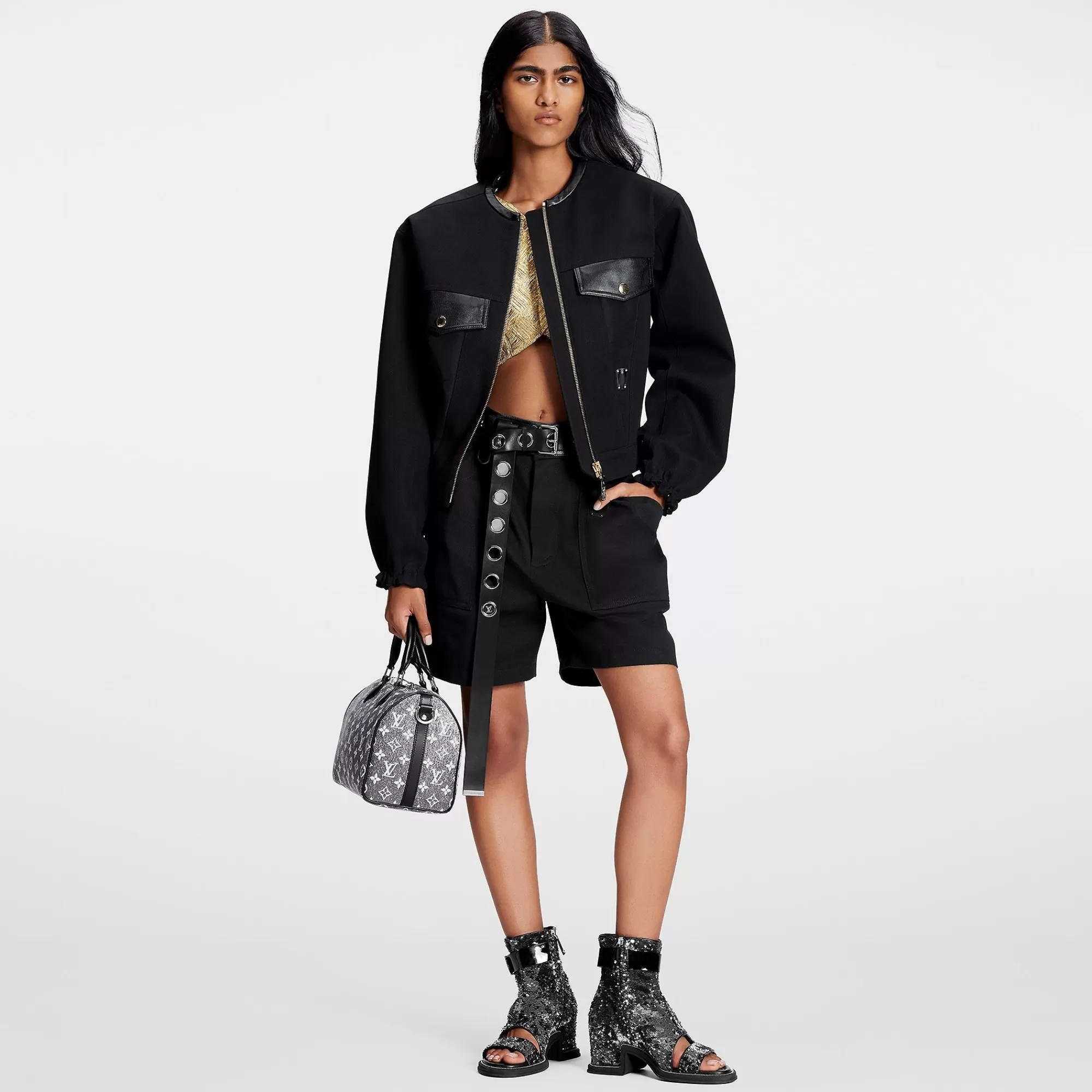 Online Louis Vuitton Oversized Pocket Cotton Drill Shorts