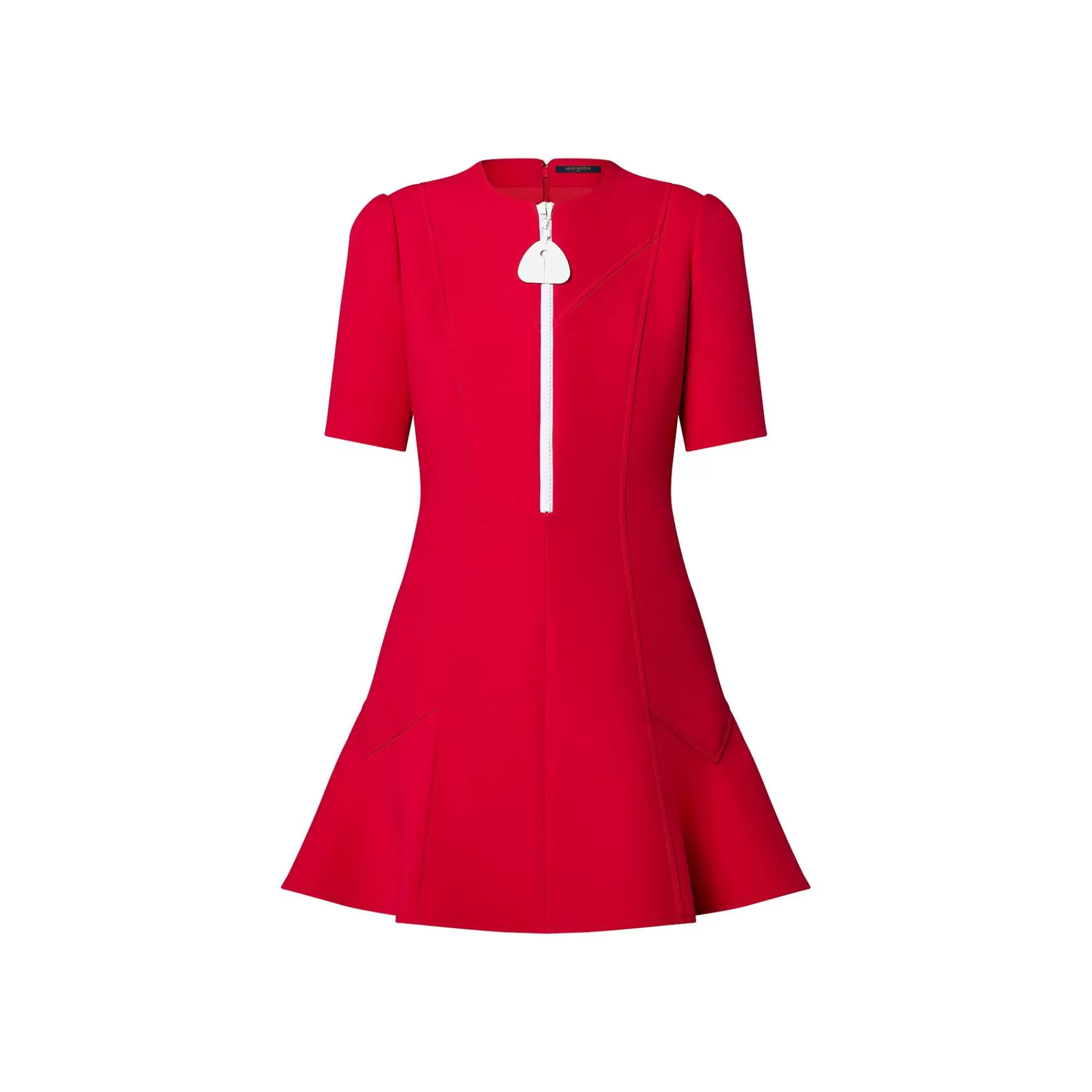 Sale Louis Vuitton Oversized Zipper Skater Dress
