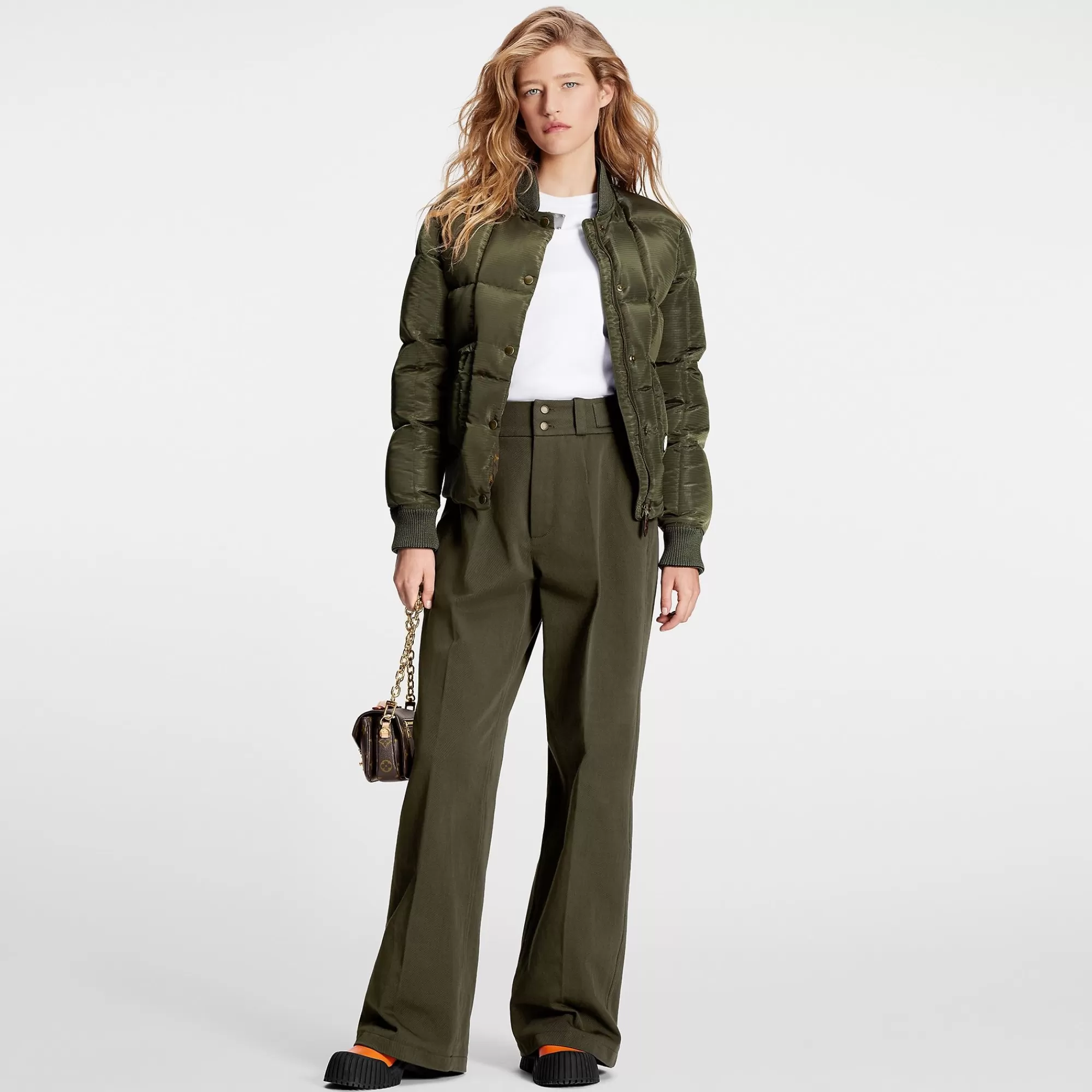 Store Louis Vuitton Padded Nylon Bomber Jacket