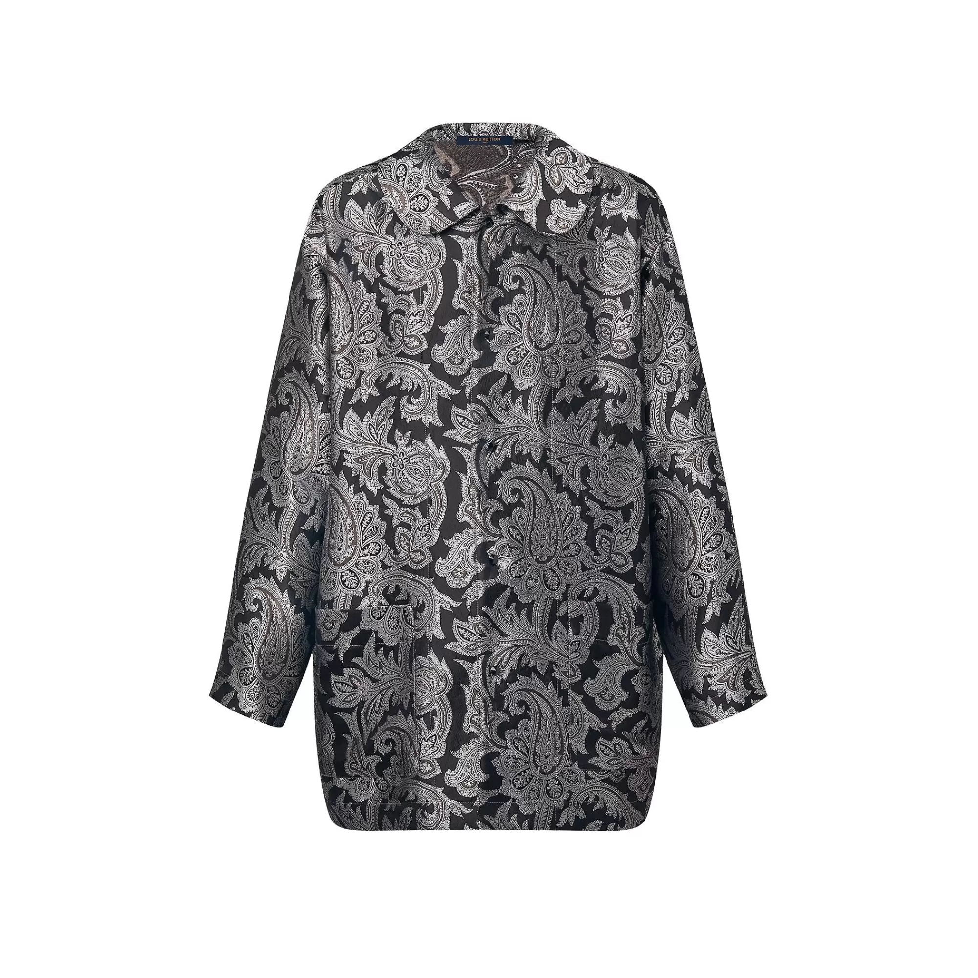 Cheap Louis Vuitton Paisley Peter Pan Collar Pajama Shirt