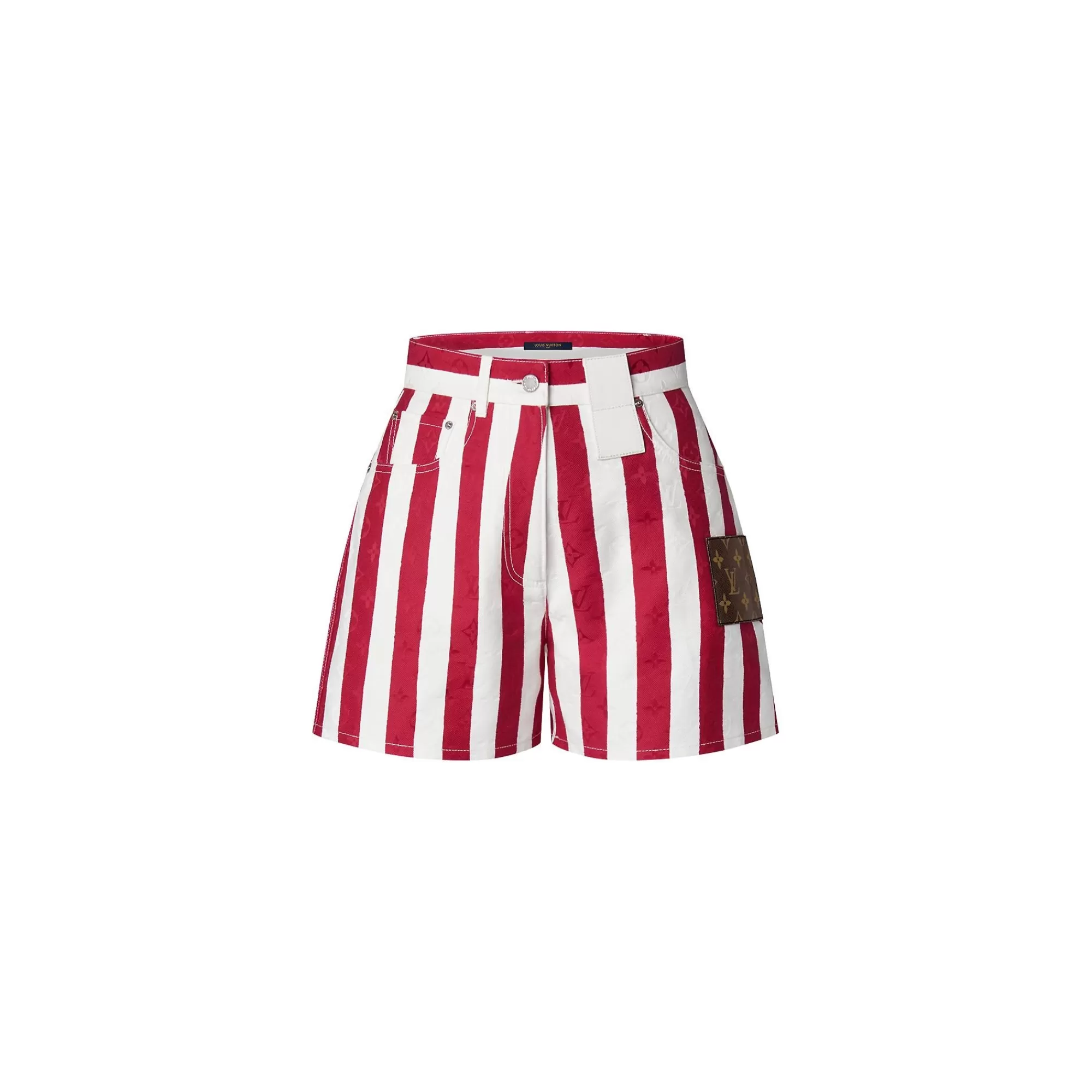 Cheap Louis Vuitton Parasol Stripes Denim Shorts