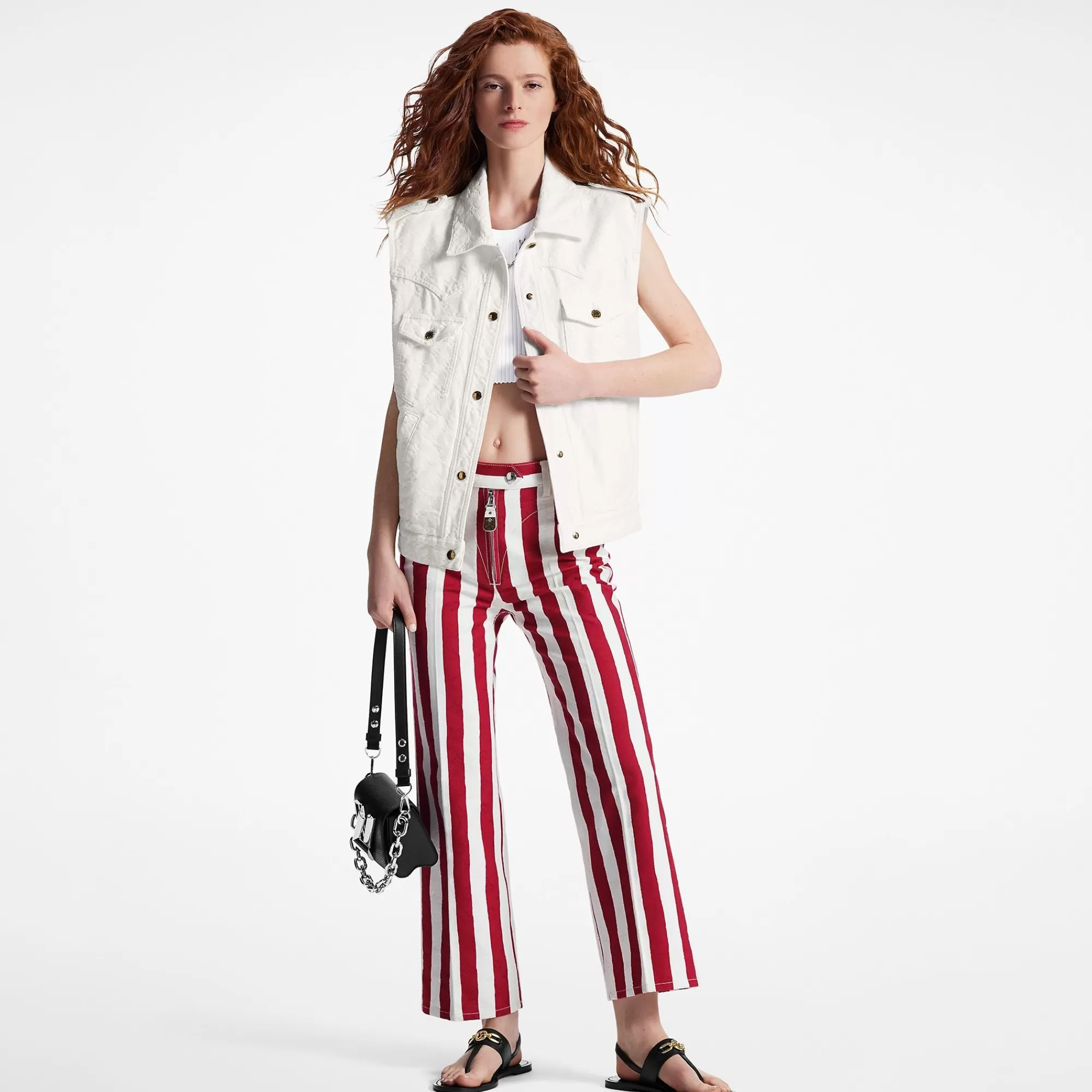 Clearance Louis Vuitton Parasol Stripes Jeans