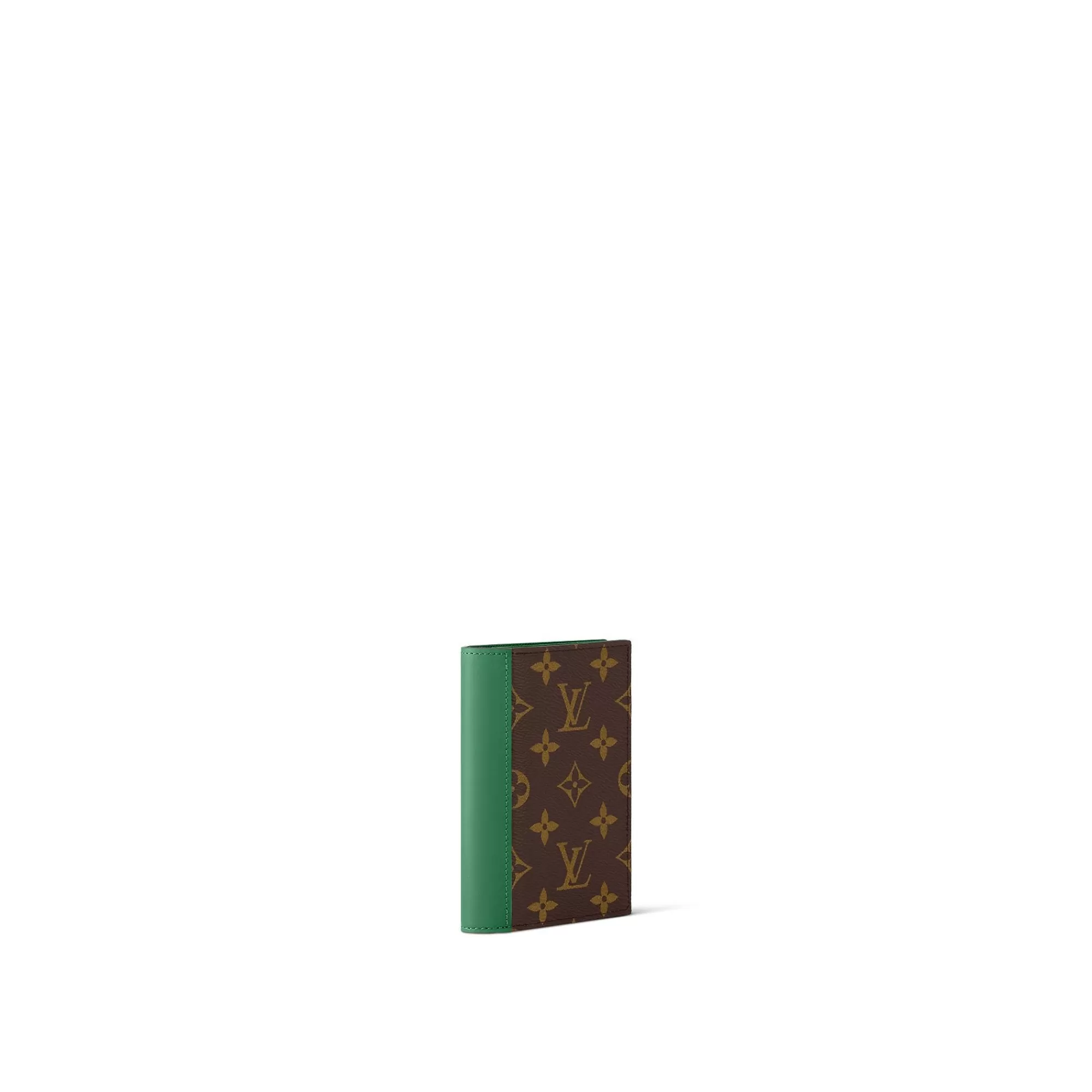 Shop Louis Vuitton Passport Cover Green