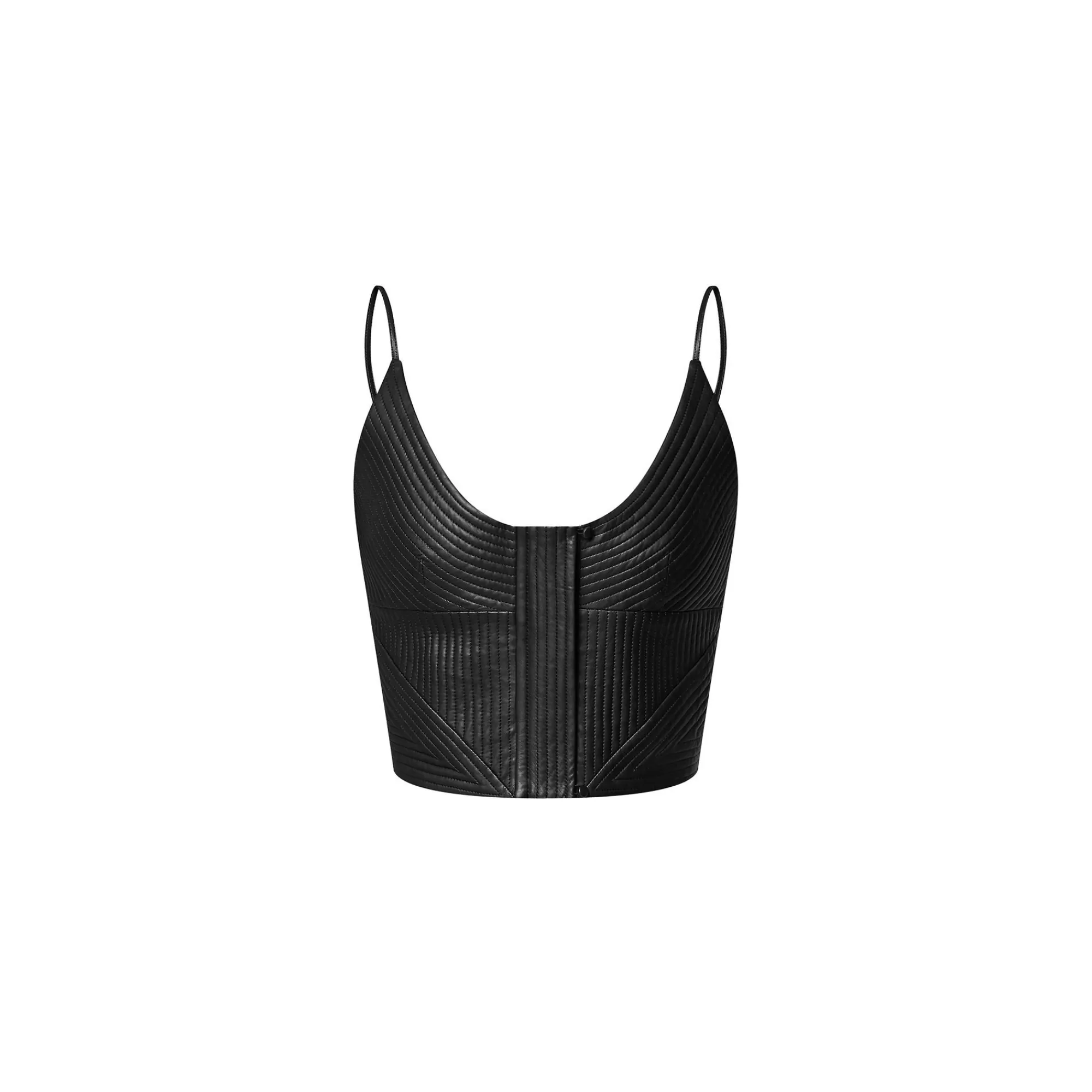 Best Louis Vuitton Pinstripe Leather Camisole