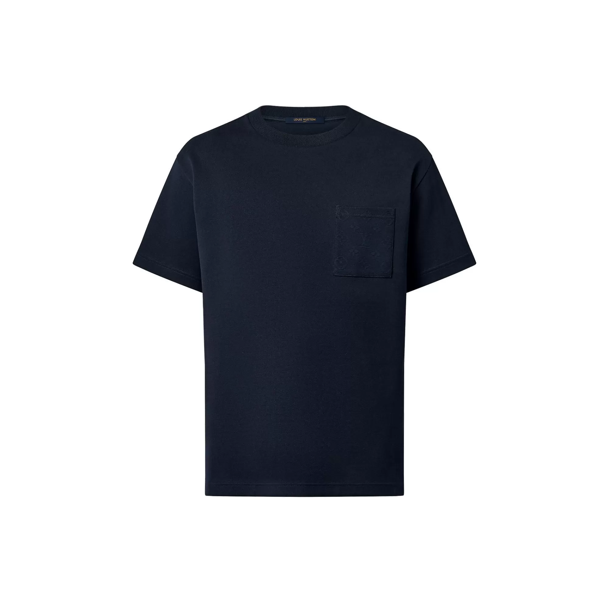 New Louis Vuitton Pique Cotton T-Shirt Blueberry