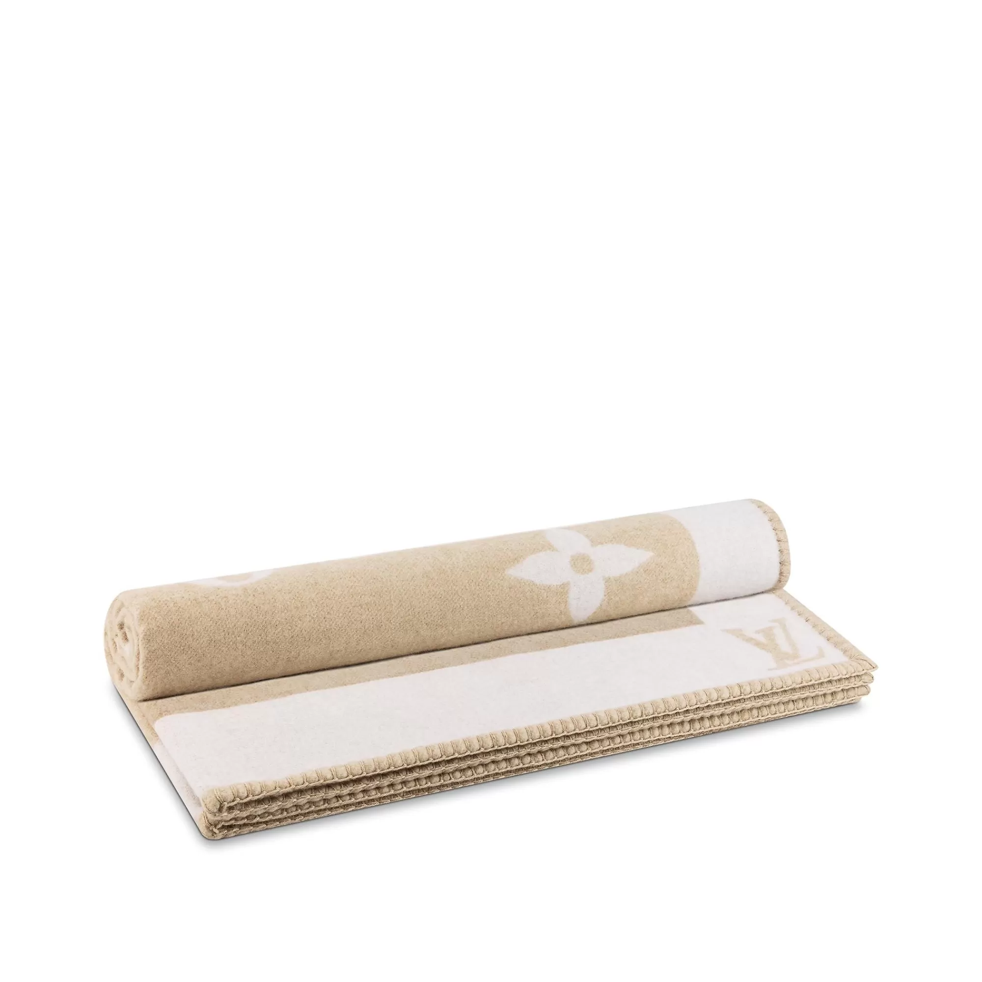 Cheap Louis Vuitton Plaid Monogram Flowers Beige