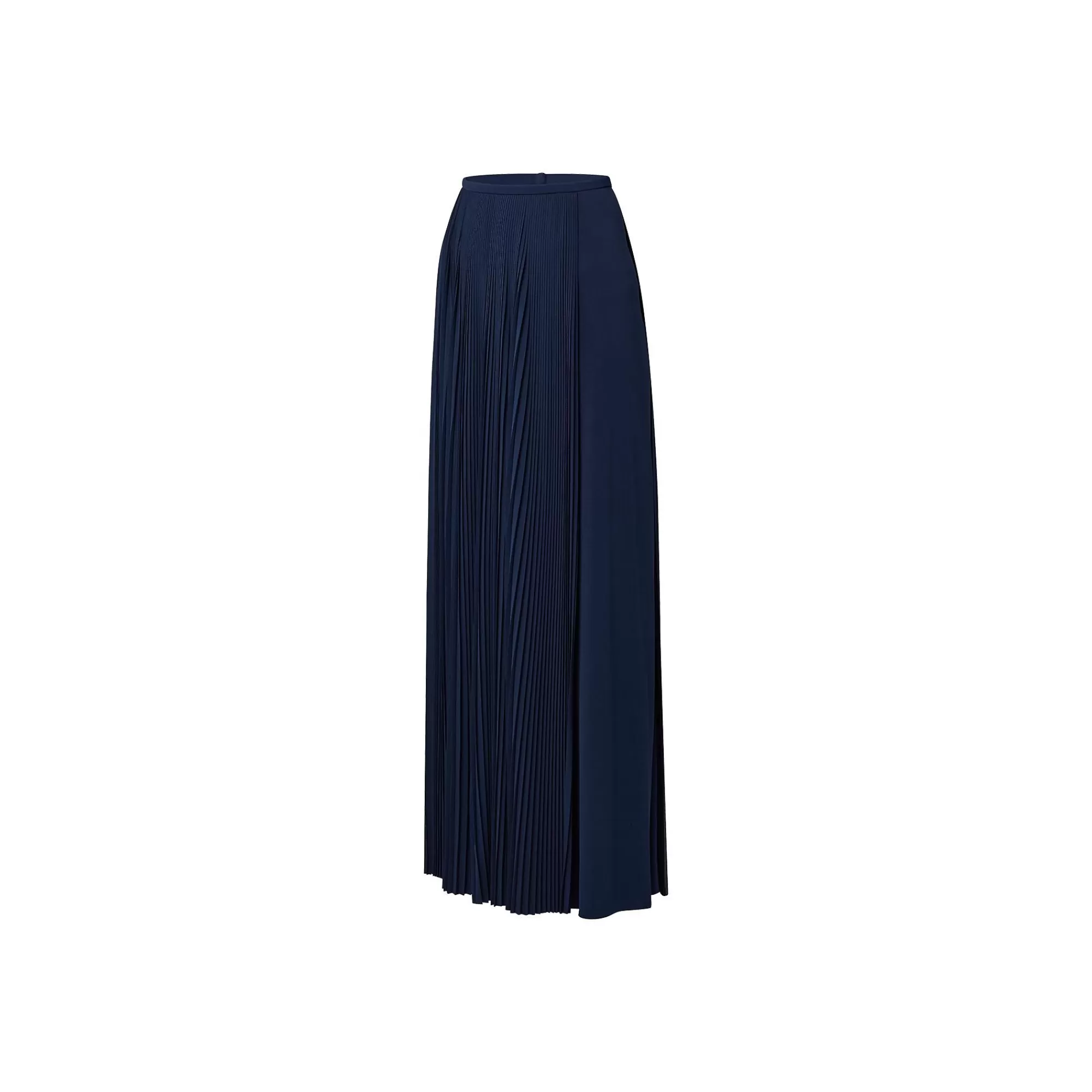 Outlet Louis Vuitton Pleated Accent Maxi Skirt