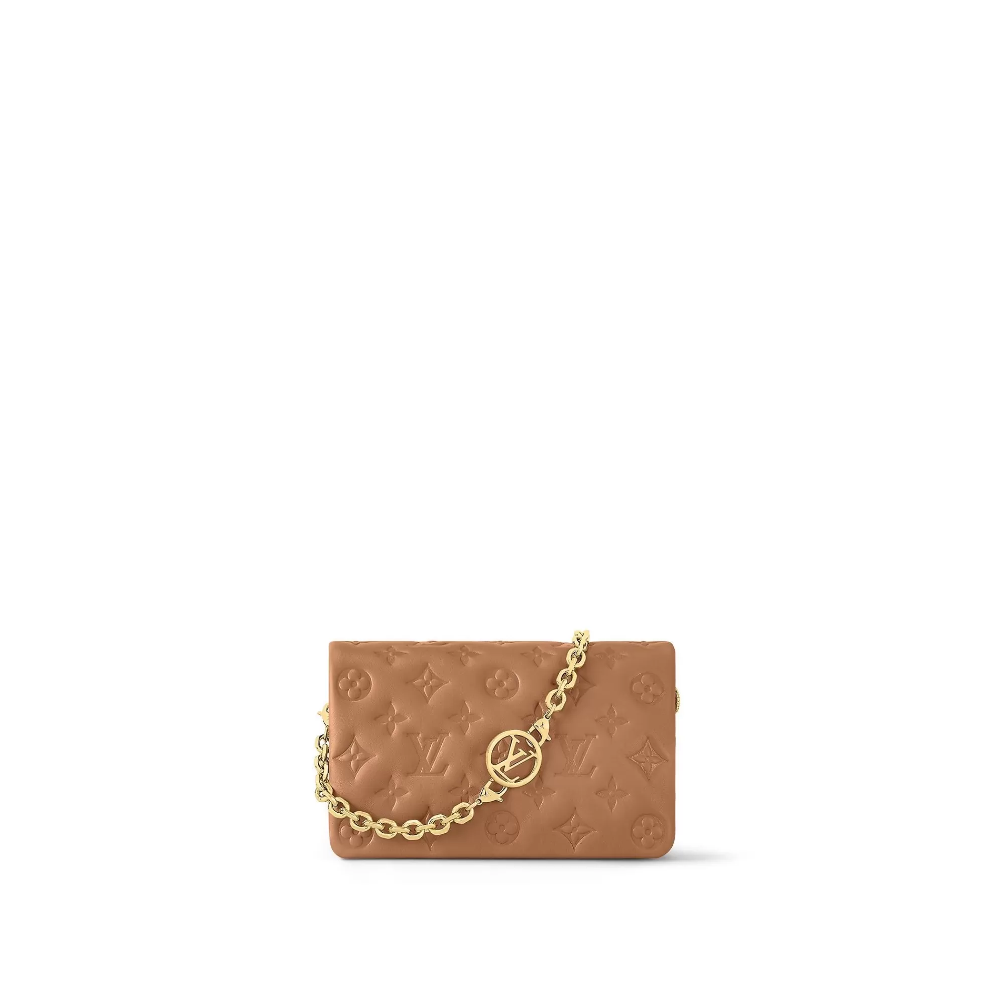 Fashion Louis Vuitton Pochette Coussin Camel