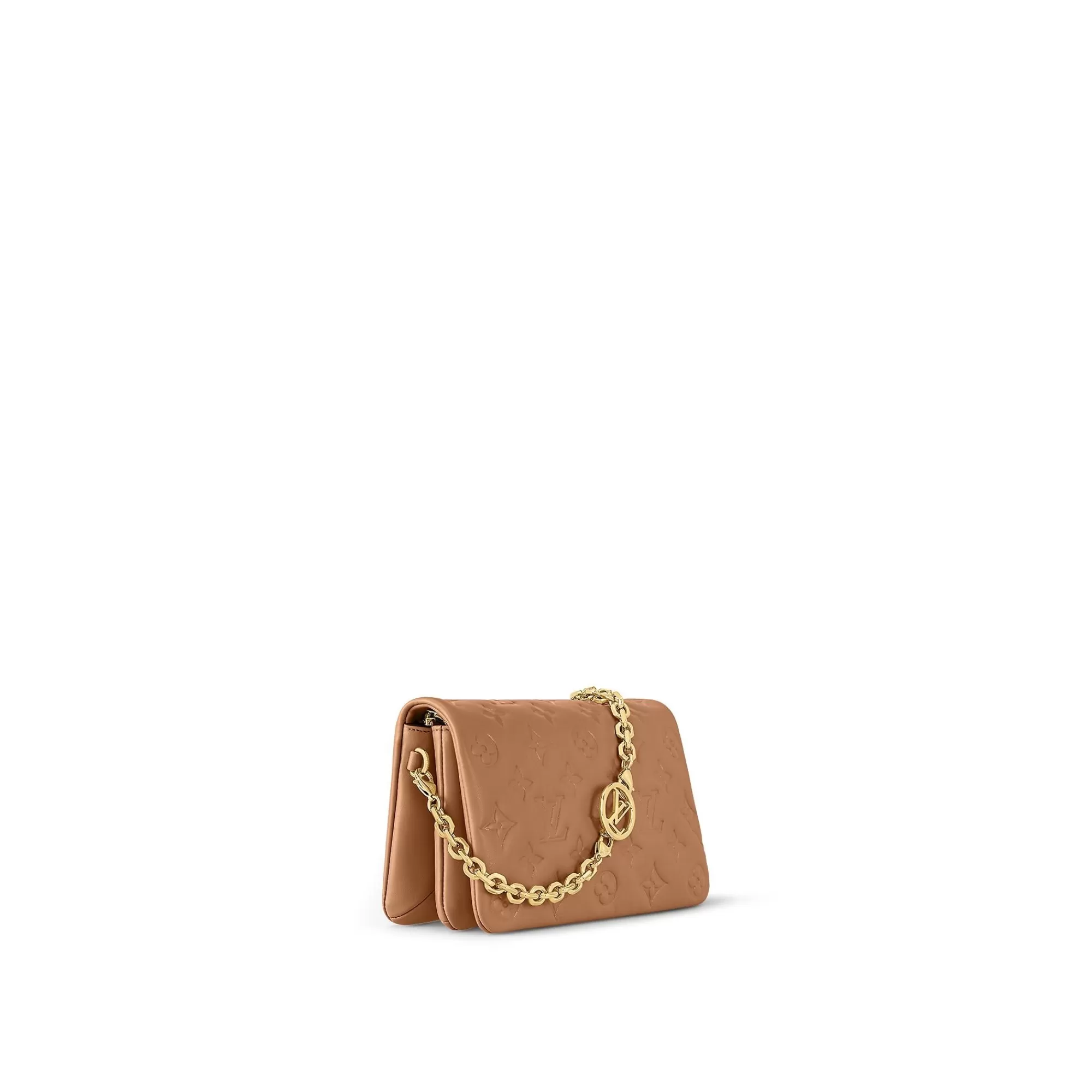 Fashion Louis Vuitton Pochette Coussin Camel