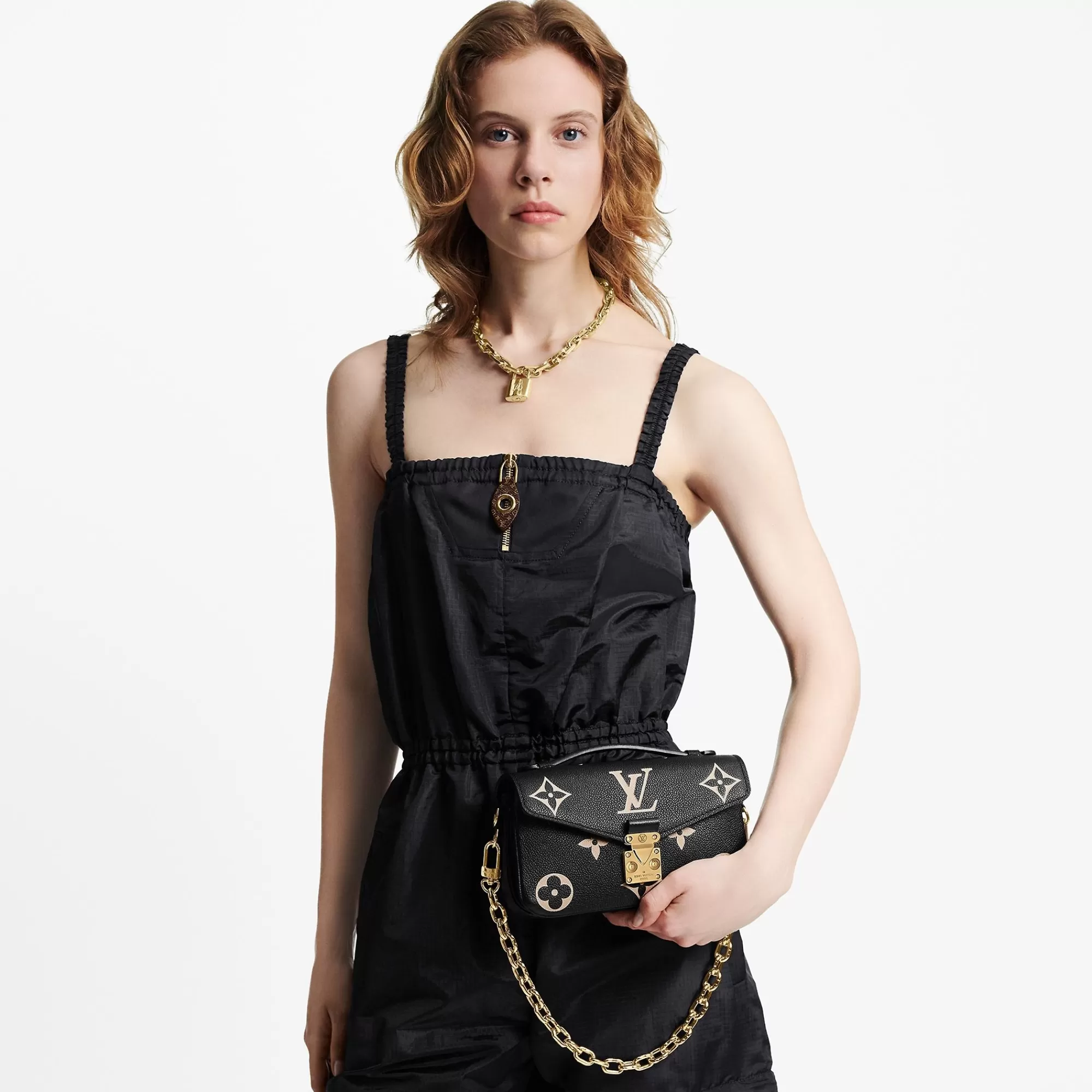 Best Louis Vuitton Pochette Metis East West Noir Beige