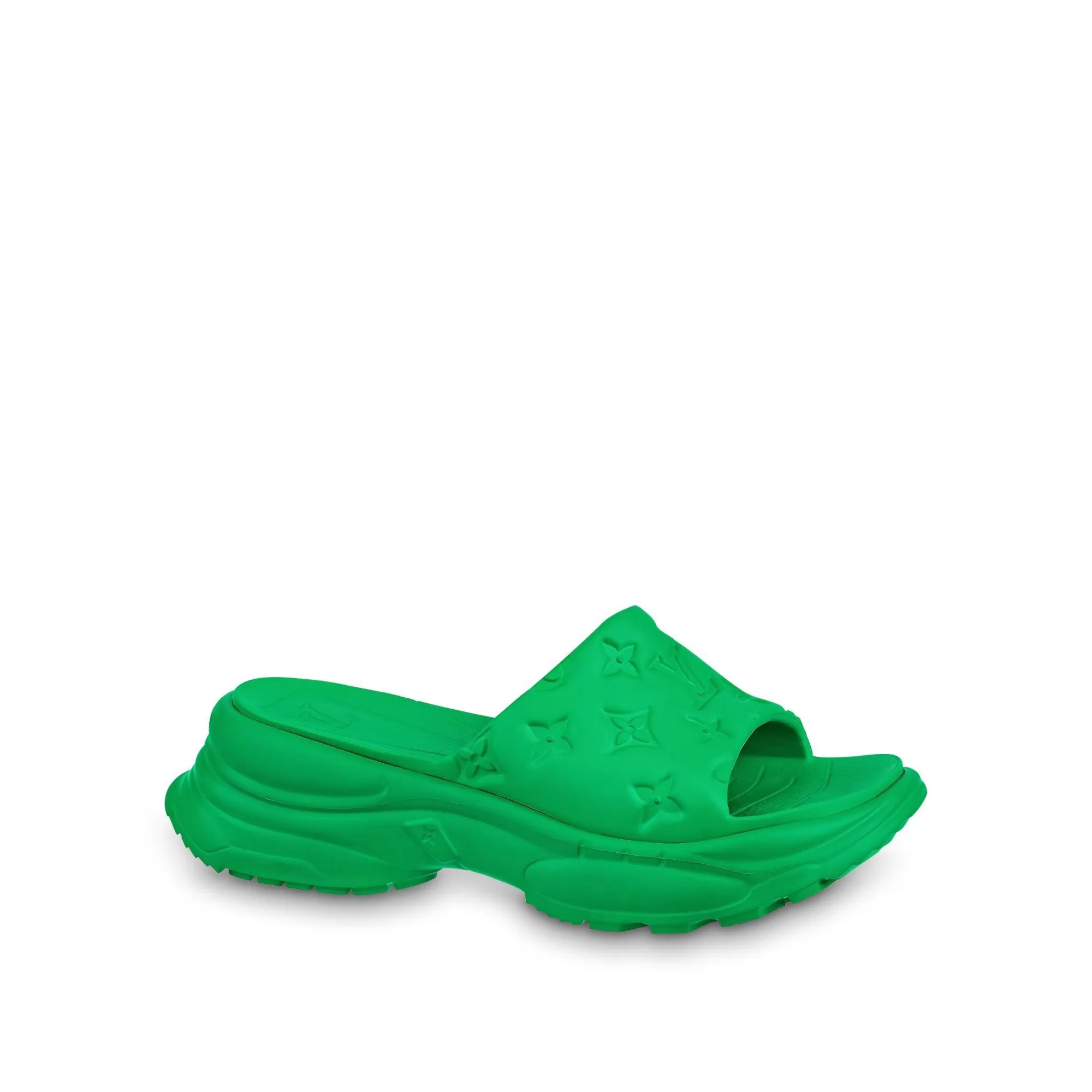 Cheap Louis Vuitton Pool 55 Flat Comfort Mule Green