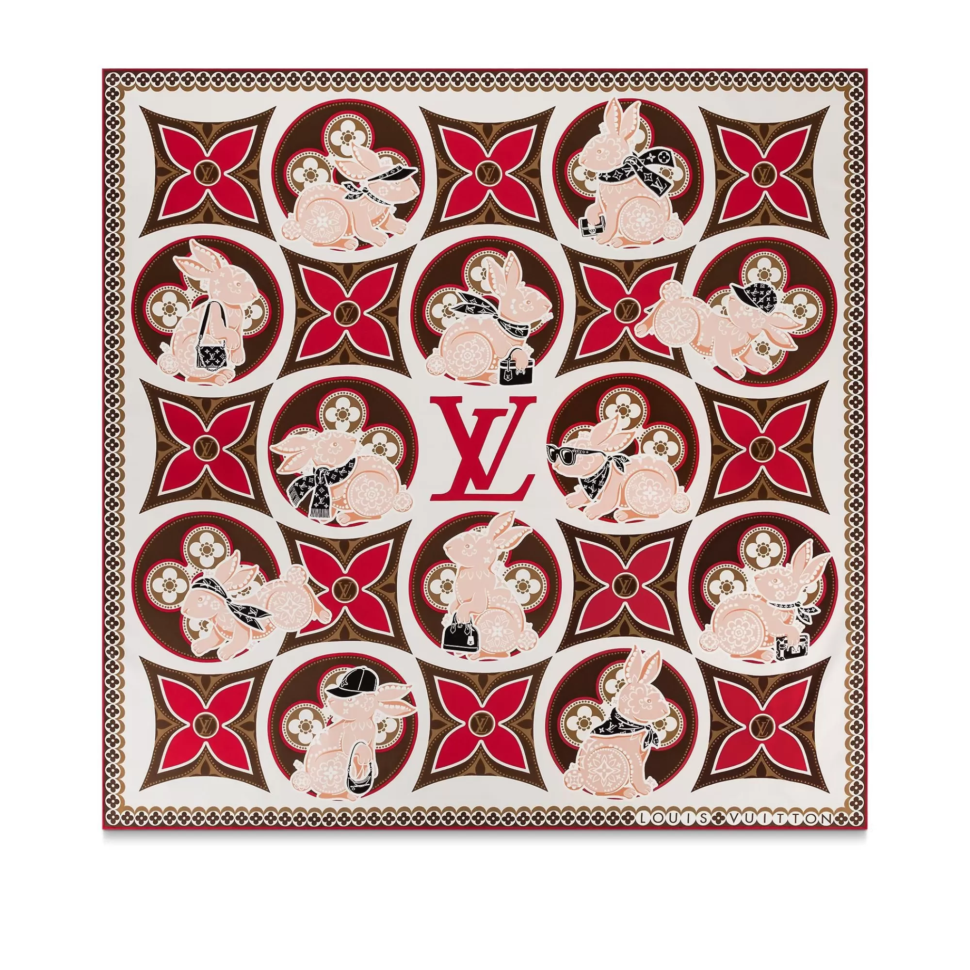 Best Louis Vuitton Precious Rabbit Square 90