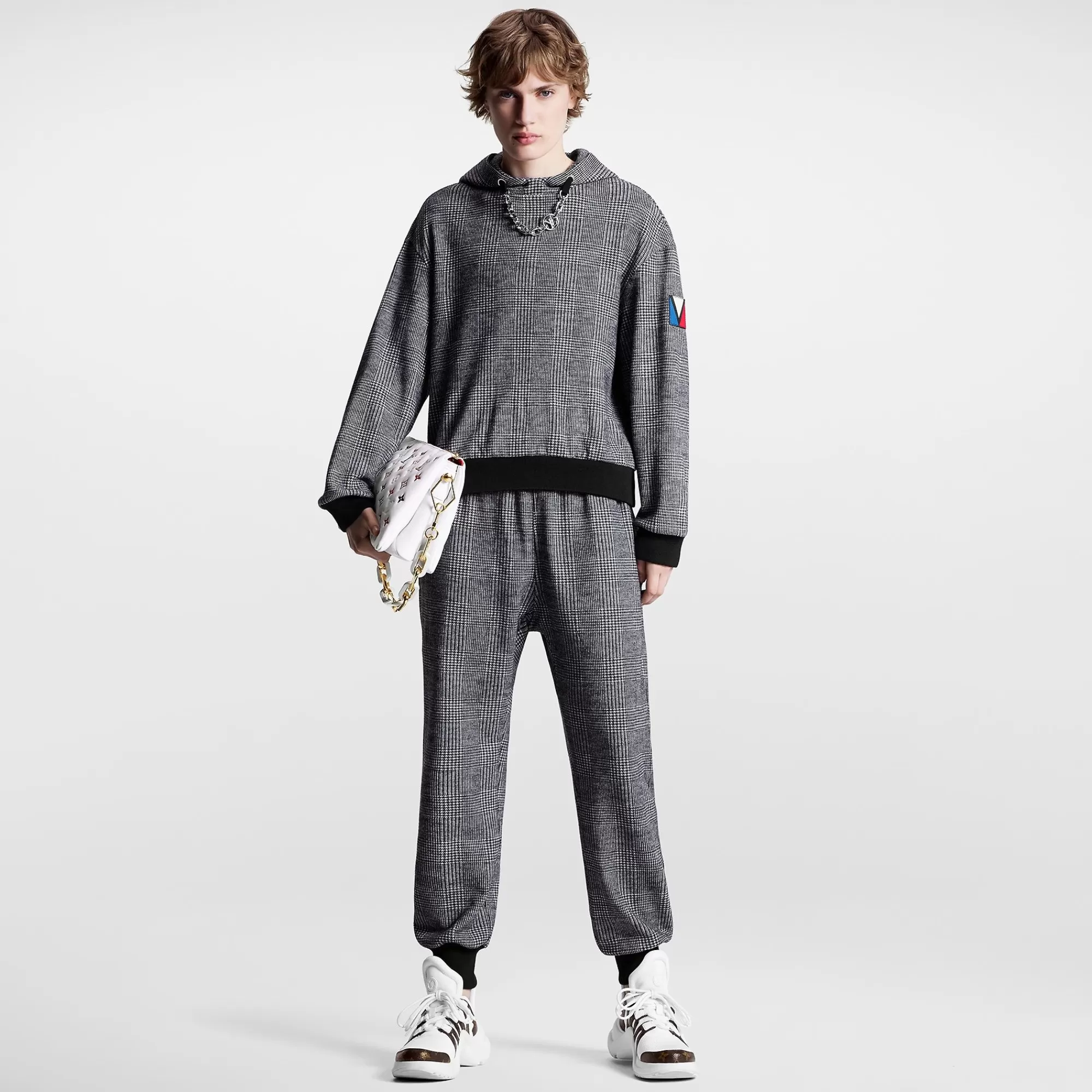 Clearance Louis Vuitton Prince Of Wales Hoodie
