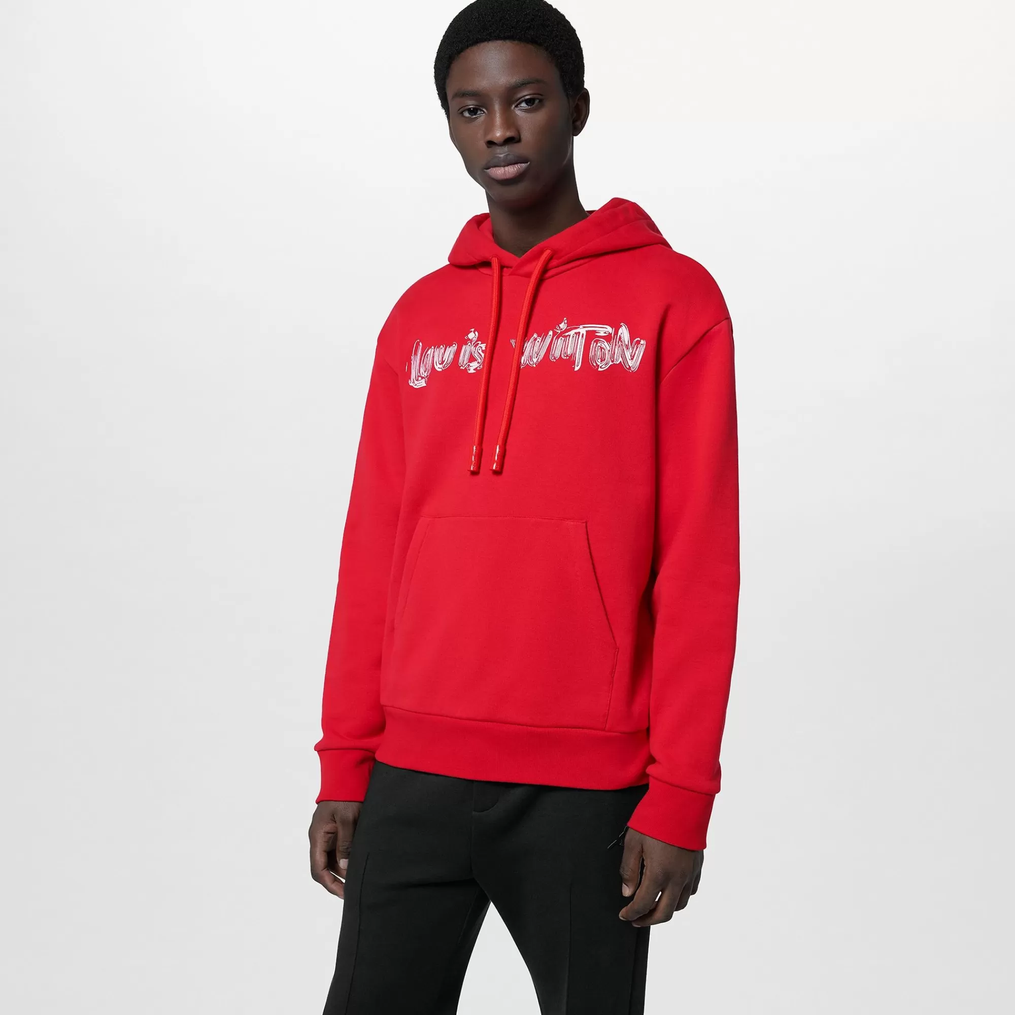 Best Louis Vuitton Printed Cotton Hoodie
