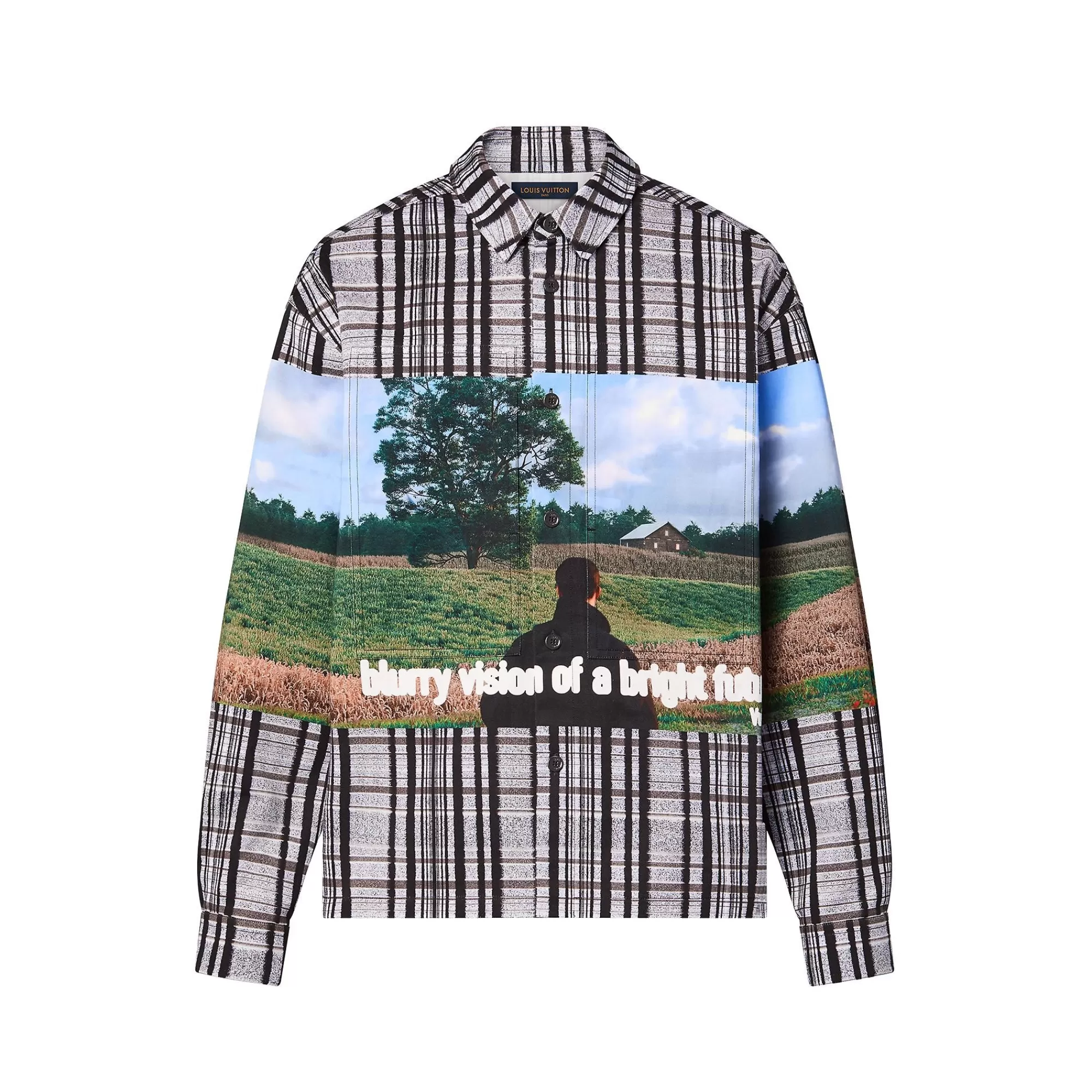 Flash Sale Louis Vuitton Printed Cotton Overshirt