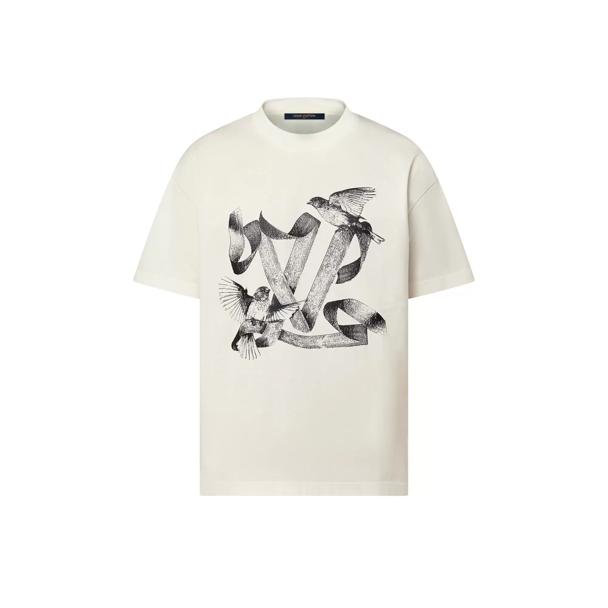 Fashion Louis Vuitton Printed Cotton T-Shirt