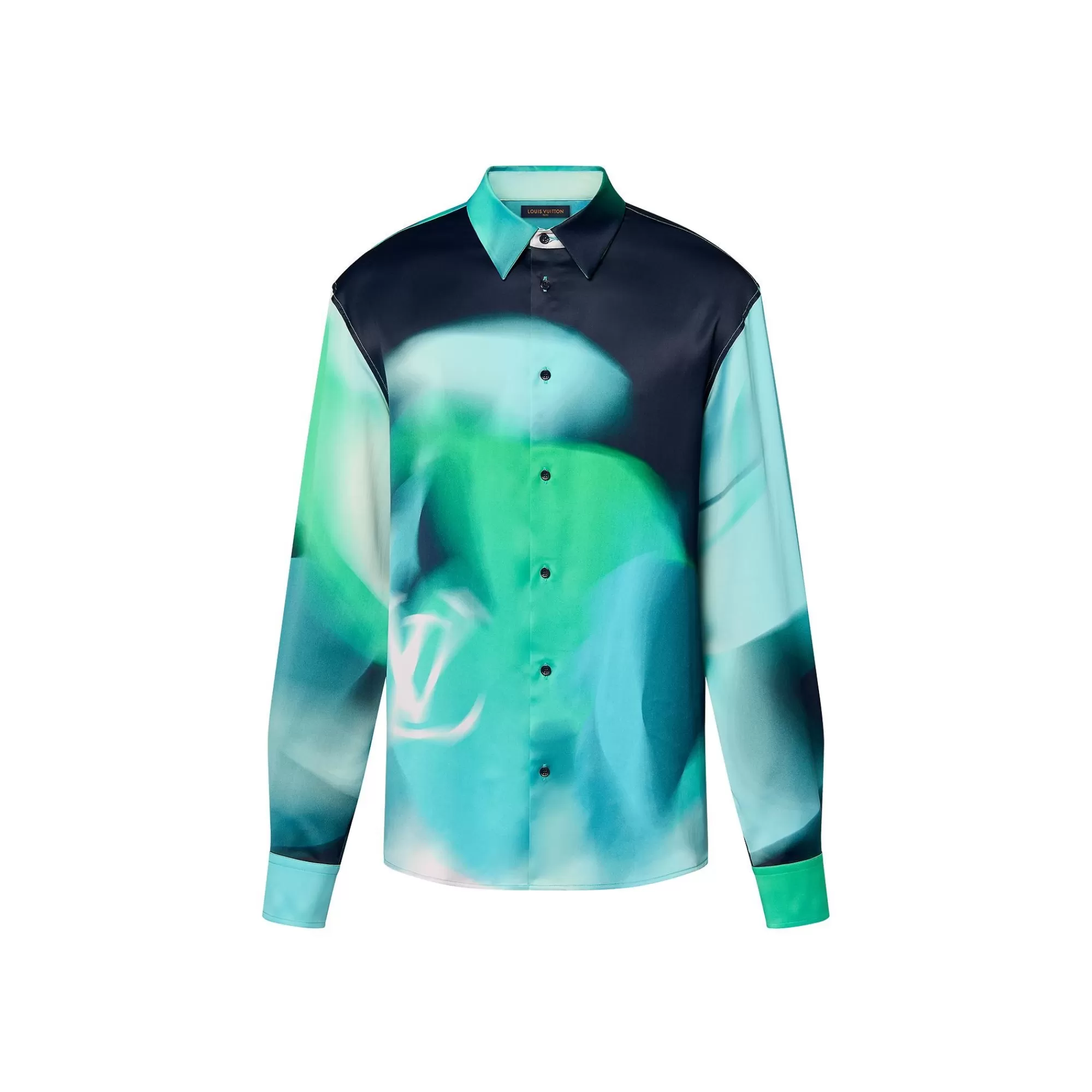 Hot Louis Vuitton Printed Silk Blend Shirt