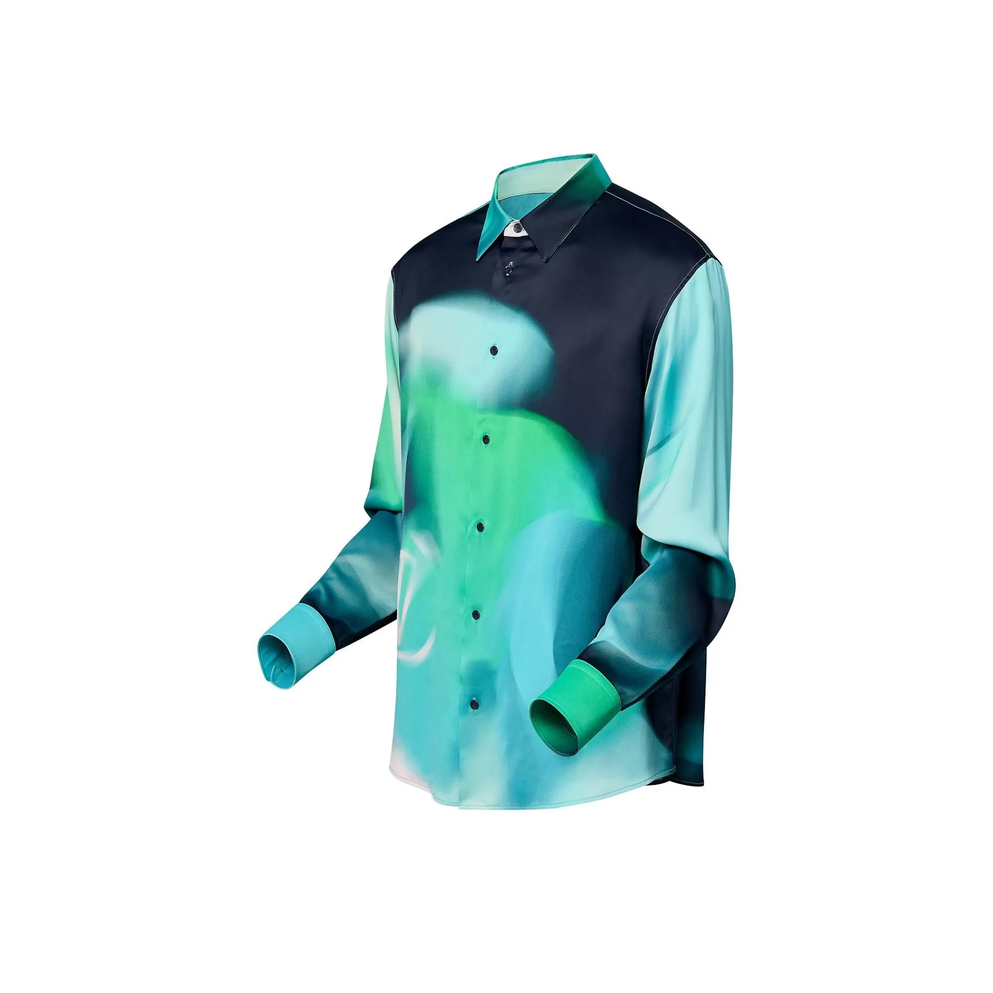 Hot Louis Vuitton Printed Silk Blend Shirt