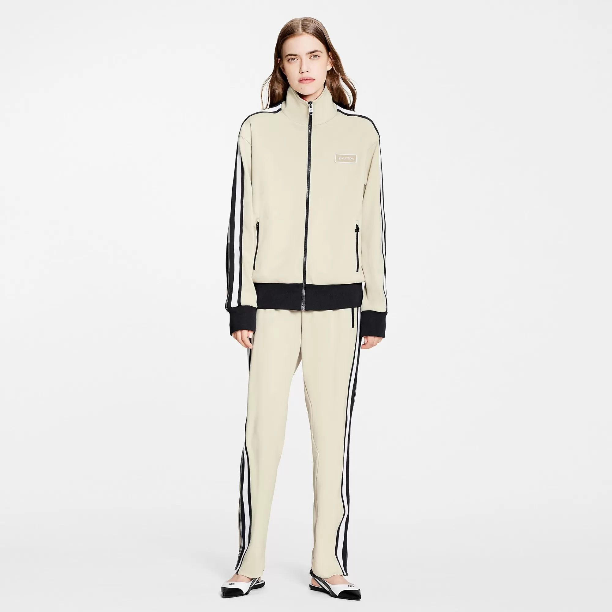 Sale Louis Vuitton Racer Stripes Zip-Up Jacket