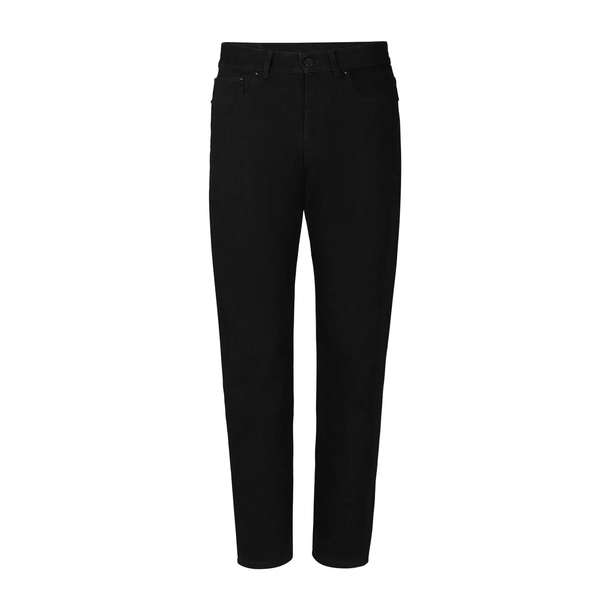 Shop Louis Vuitton Regular Denim Pants Black