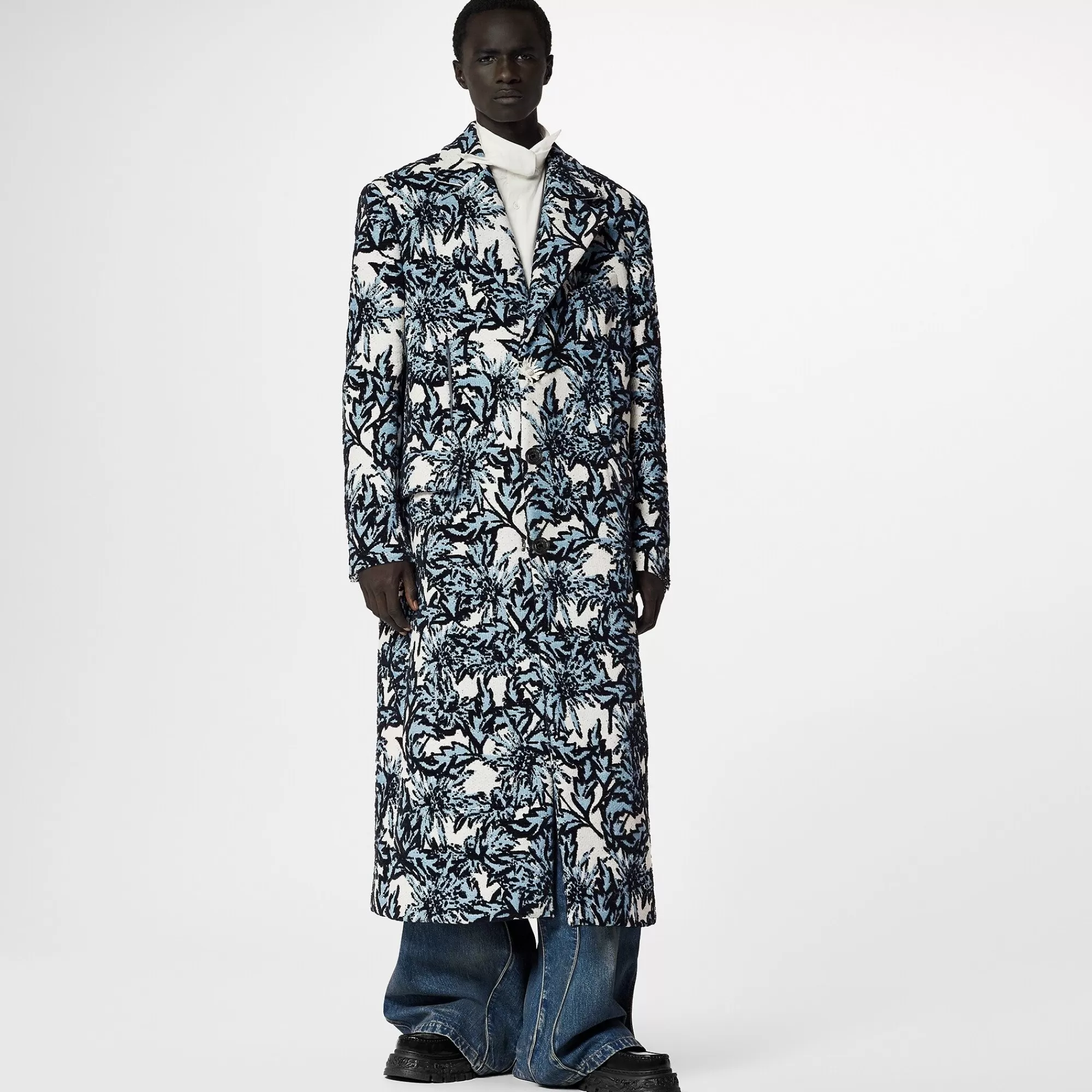 Cheap Louis Vuitton Relaxed Single-Breasted Coat