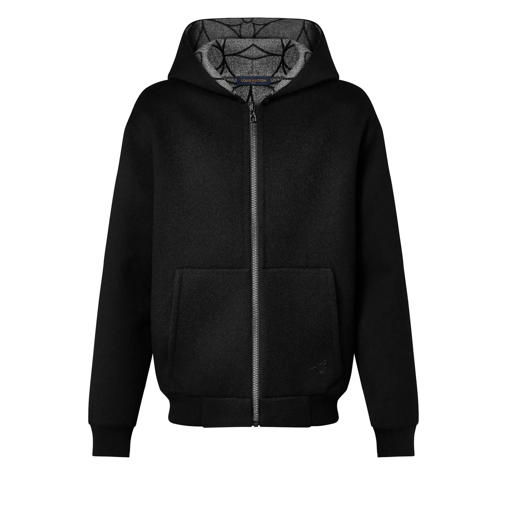 Outlet Louis Vuitton Reversible Double Face Wool Hooded Blouson