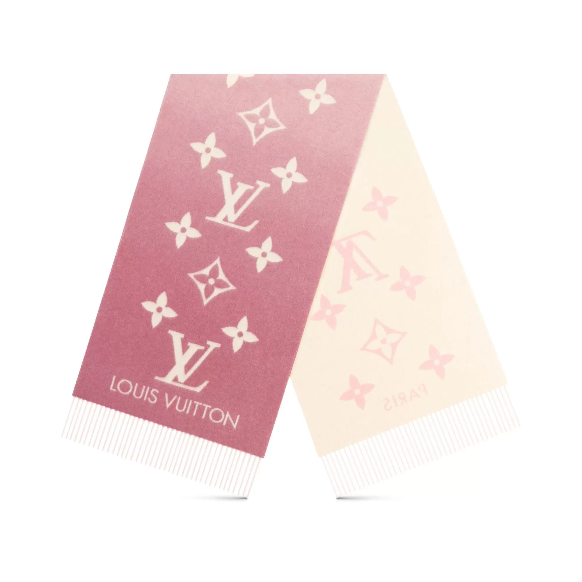 Hot Louis Vuitton Reykjavik Gradient Scarf Light Pink